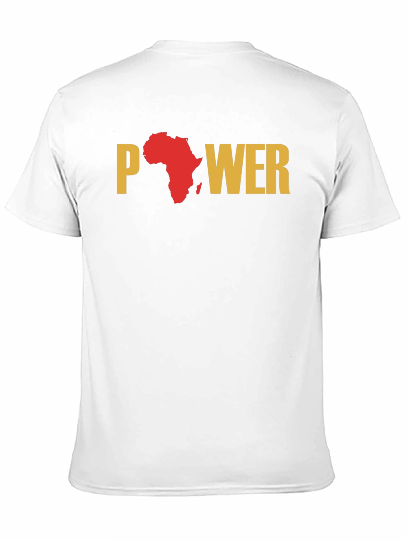 Black Power Africa Map T-Shirt