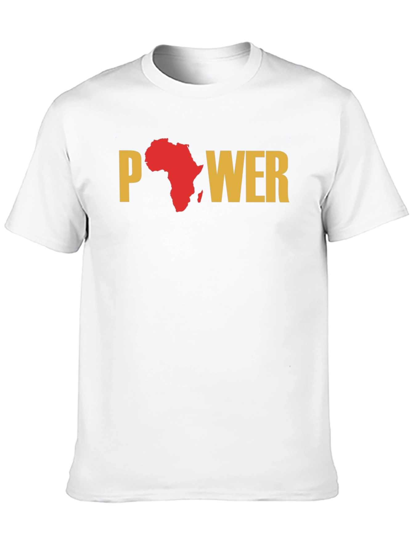 Black Power Africa Map T-Shirt