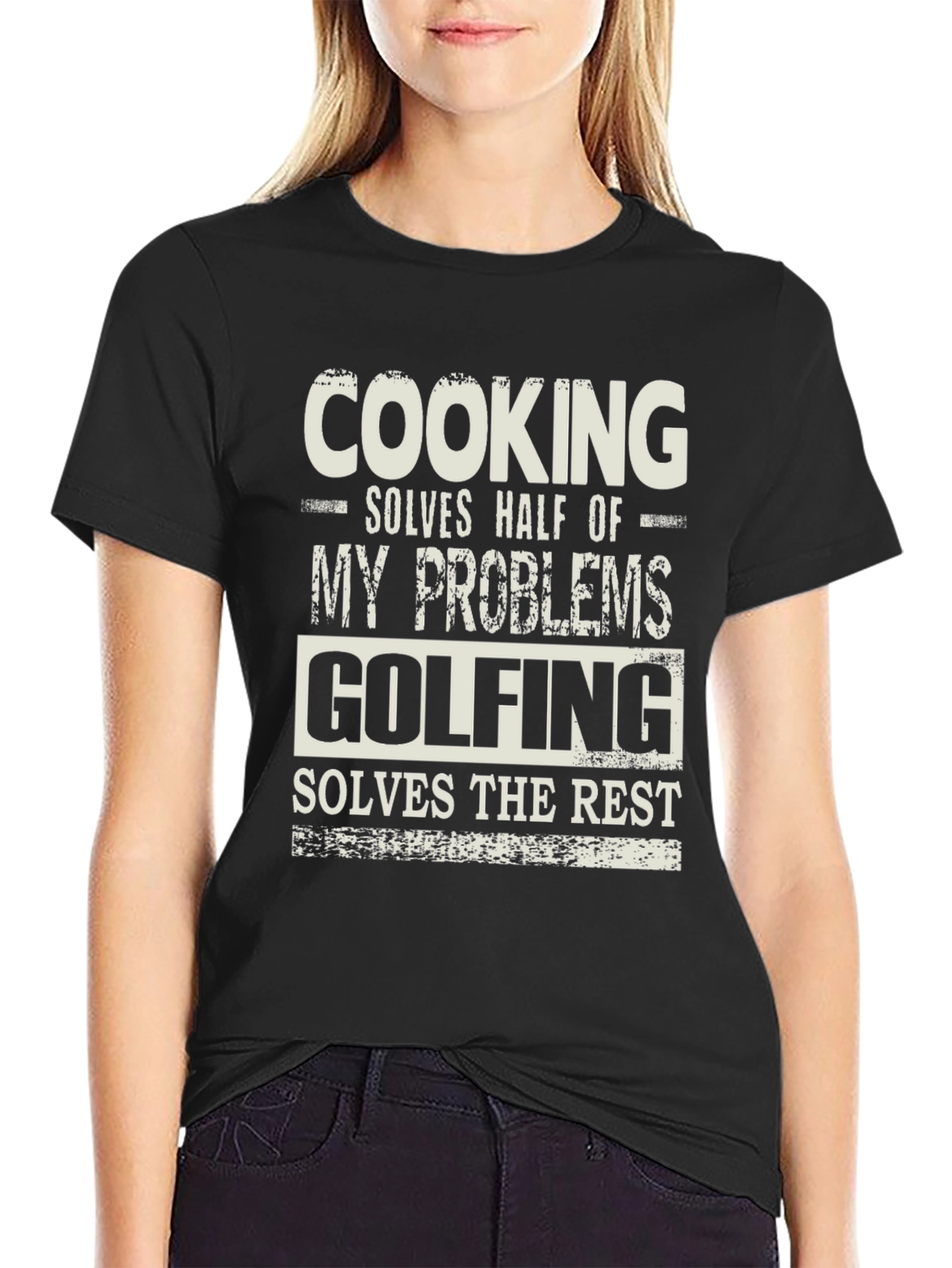 Cooking and Golfing Problem Solver T-Shirt