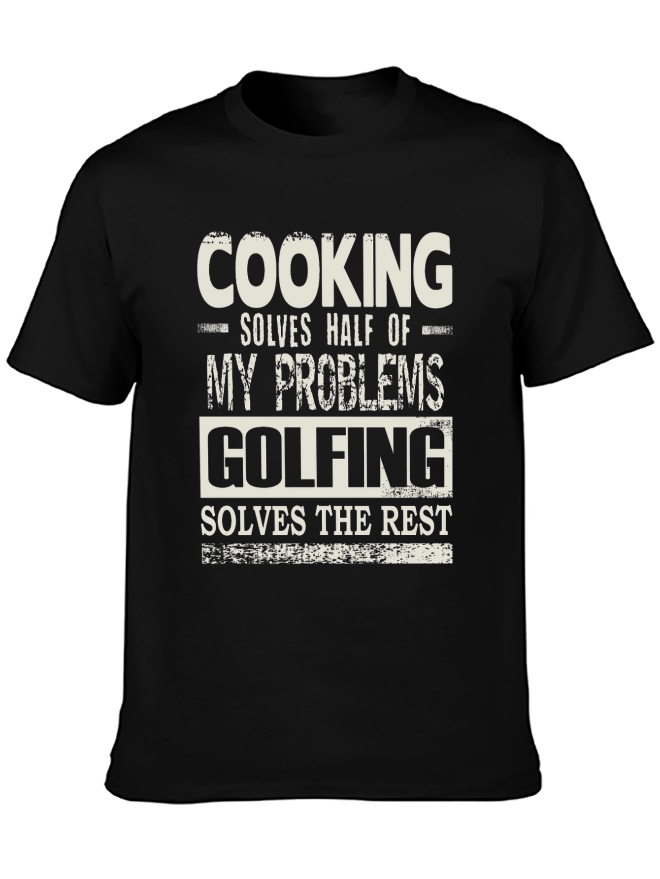 Cooking and Golfing Problem Solver T-Shirt
