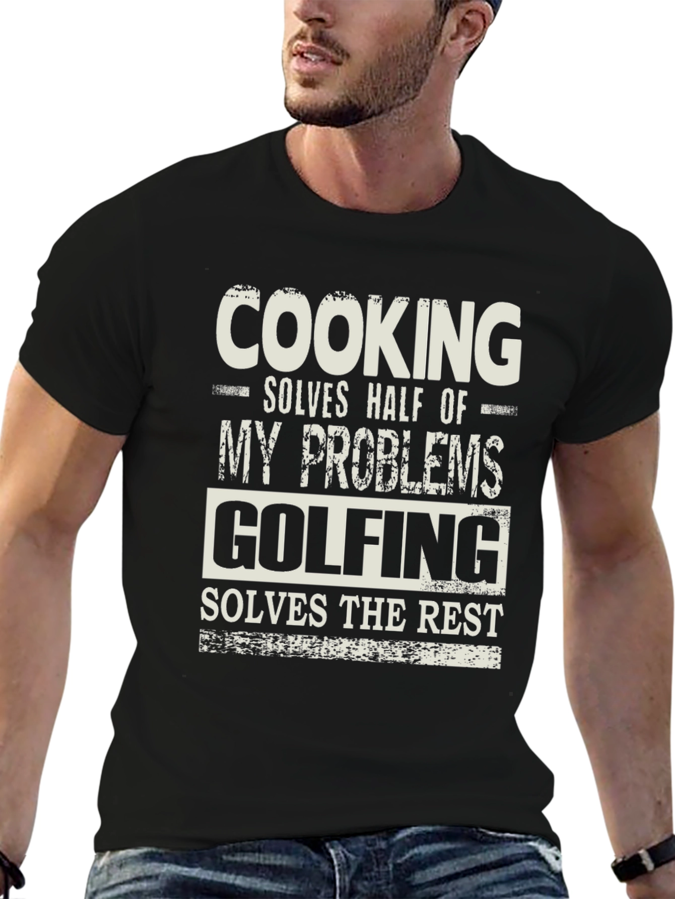 Cooking and Golfing Problem Solver T-Shirt