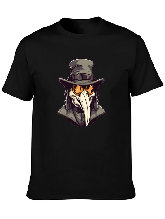 Plague Doctor Graphic Tee - Unique Fashion