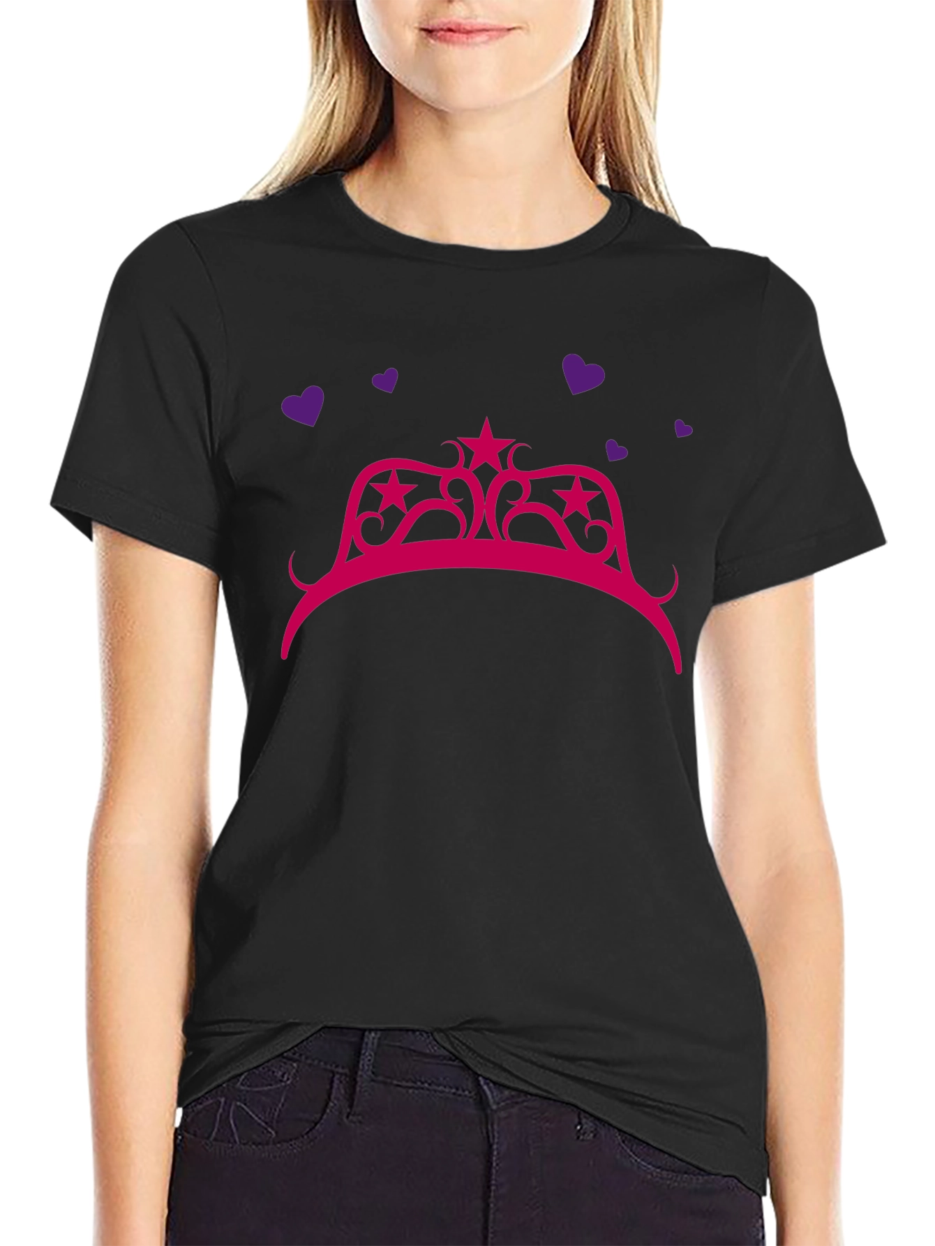 Princess Crown Graphic Tee - Fun & Stylish!