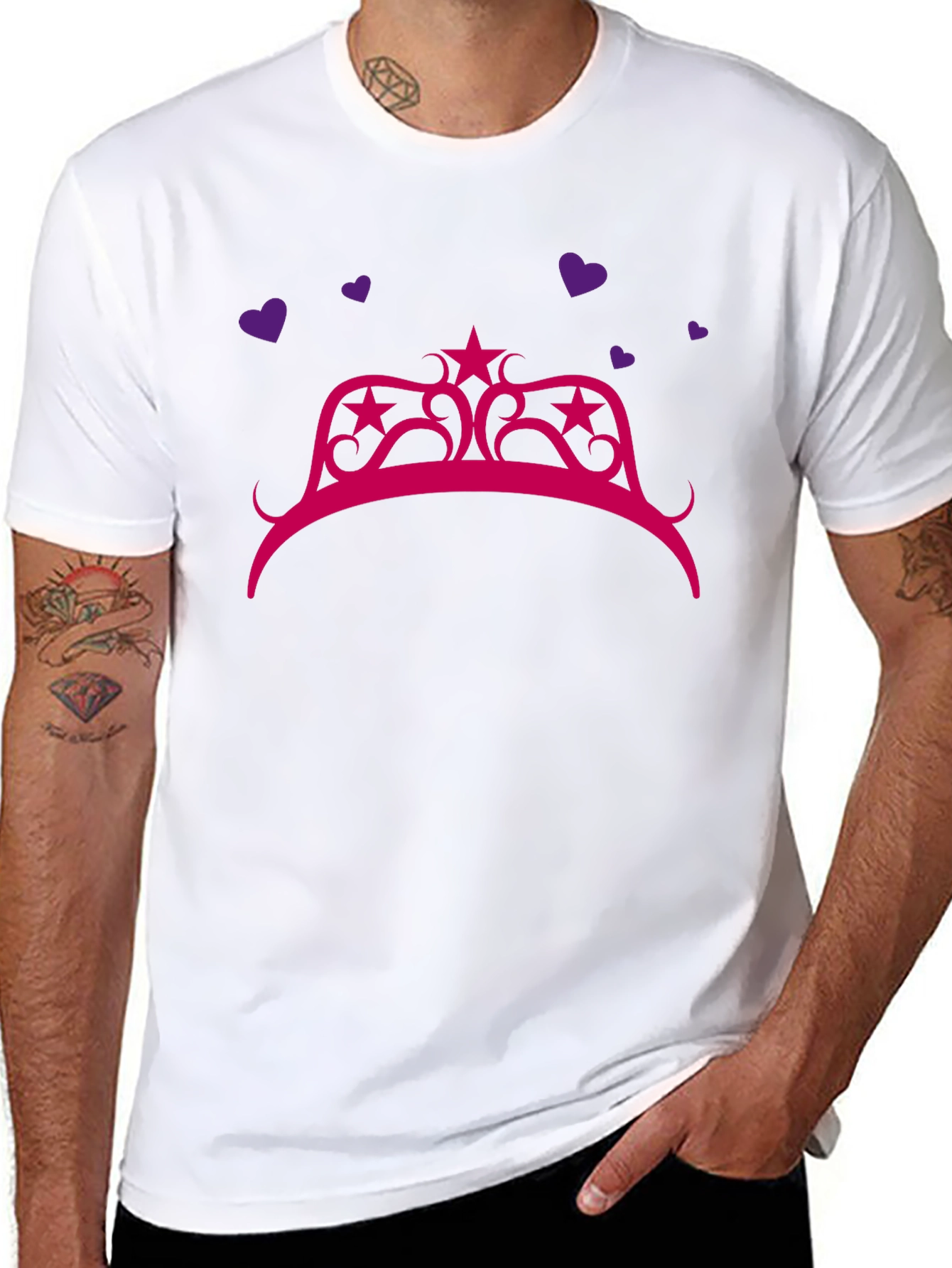 Princess Crown Graphic Tee - Fun & Stylish!