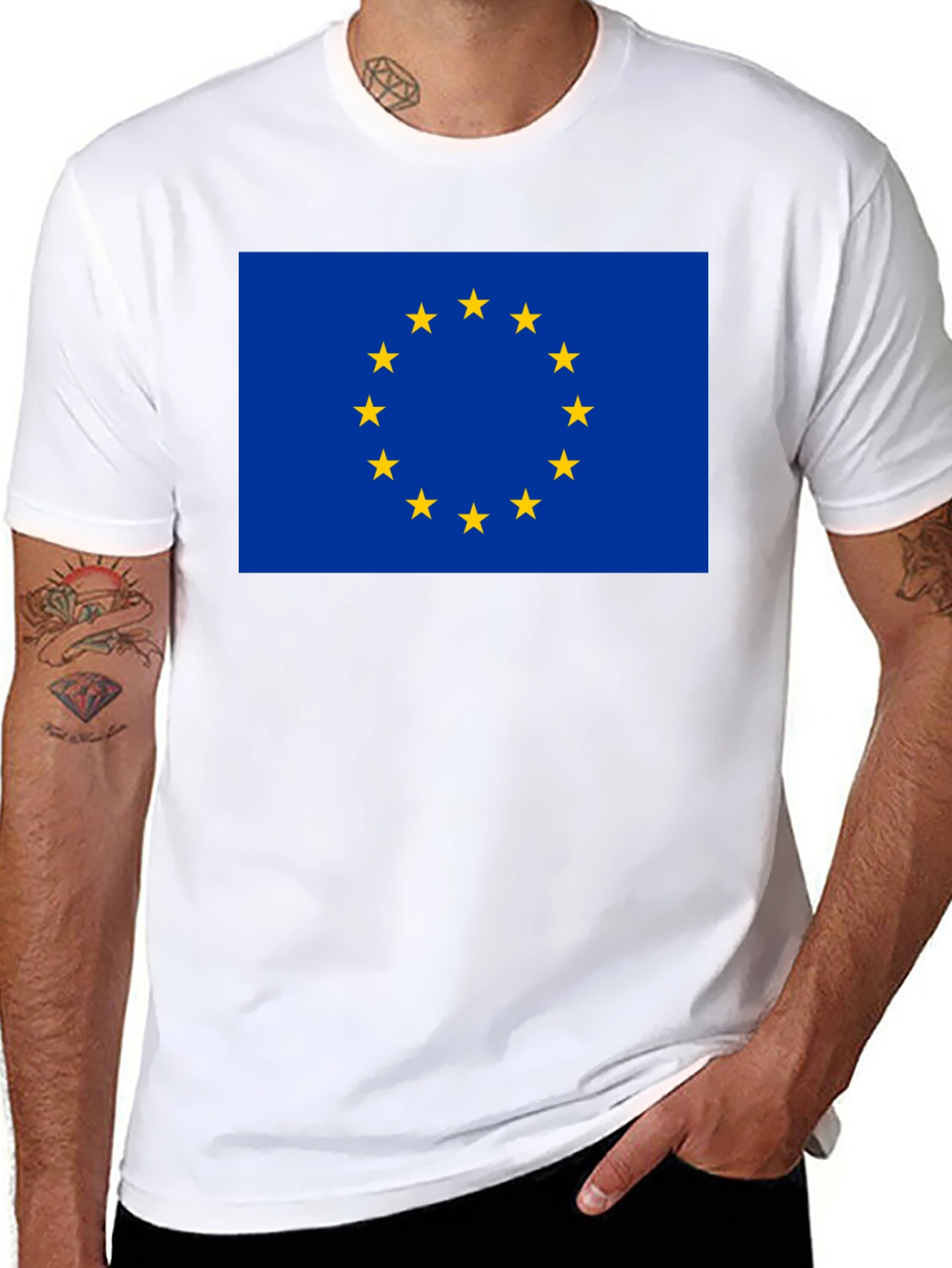 EU Flag T-Shirt - European Union Pride
