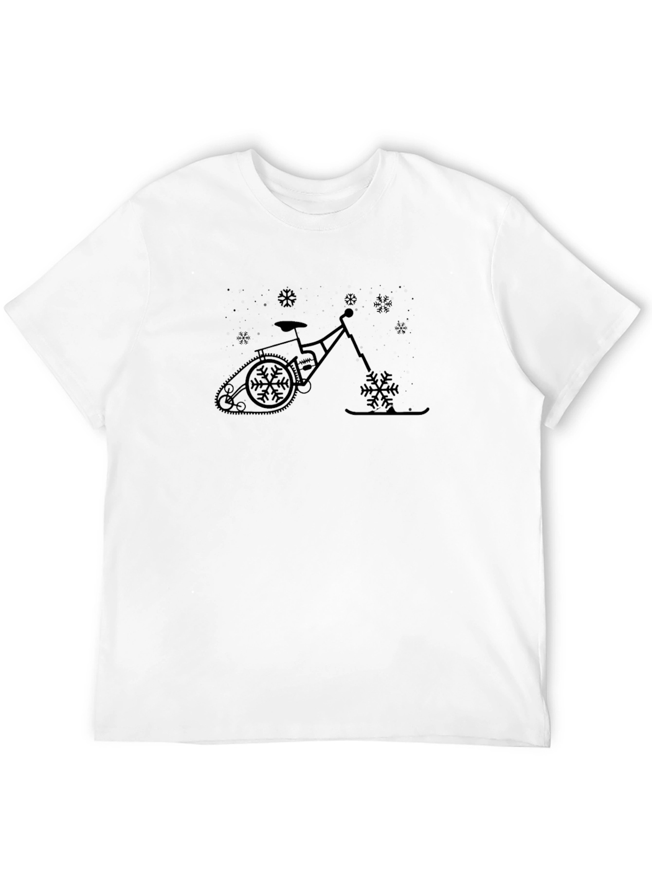 Snow Bike T-Shirt - Winter Fun!