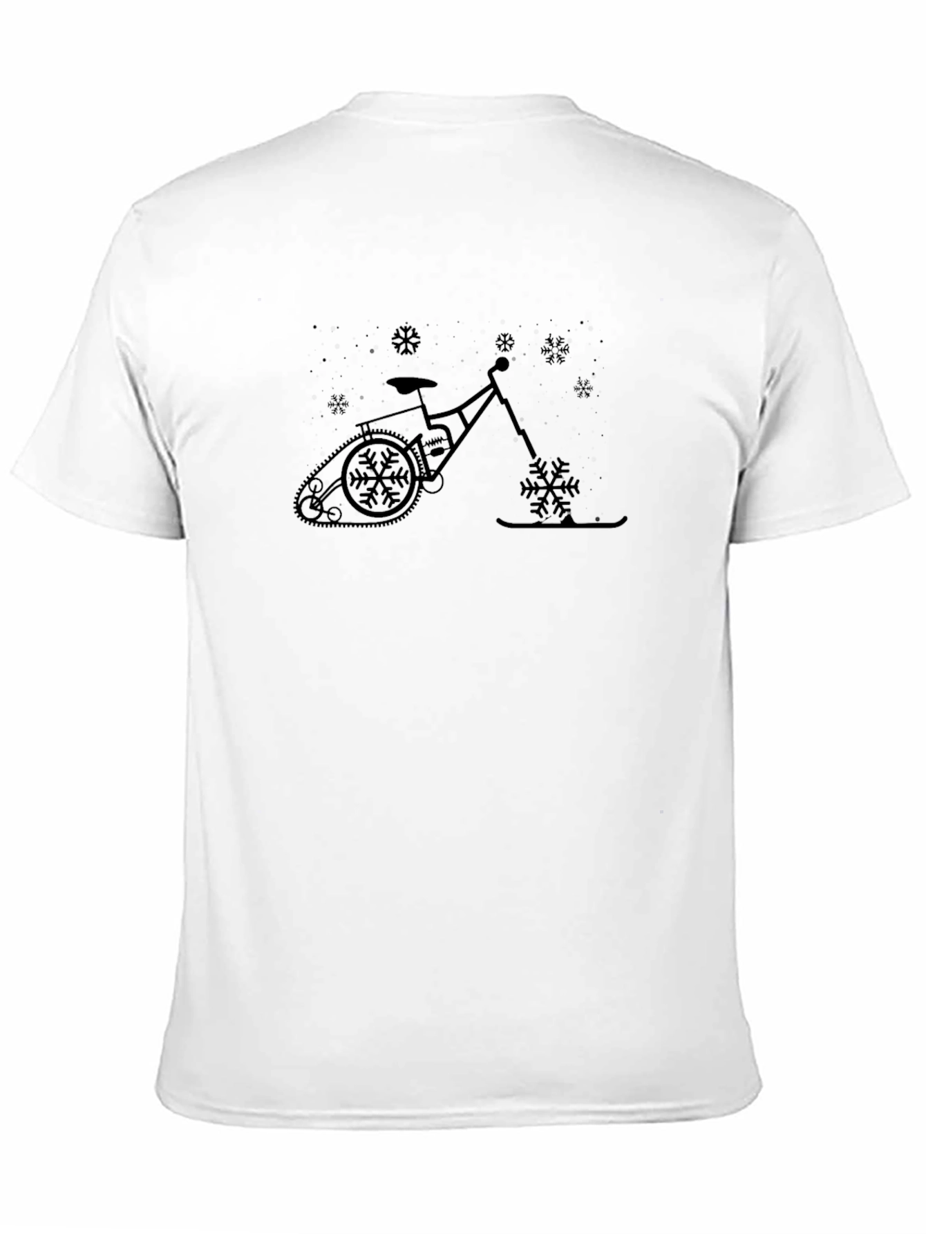 Snow Bike T-Shirt - Winter Fun!
