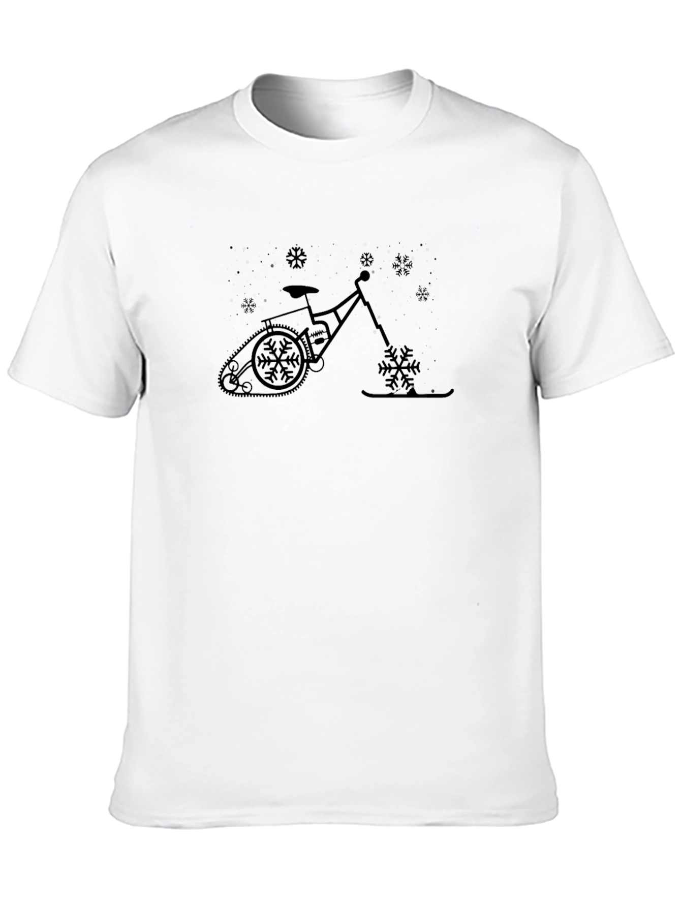 Snow Bike T-Shirt - Winter Fun!