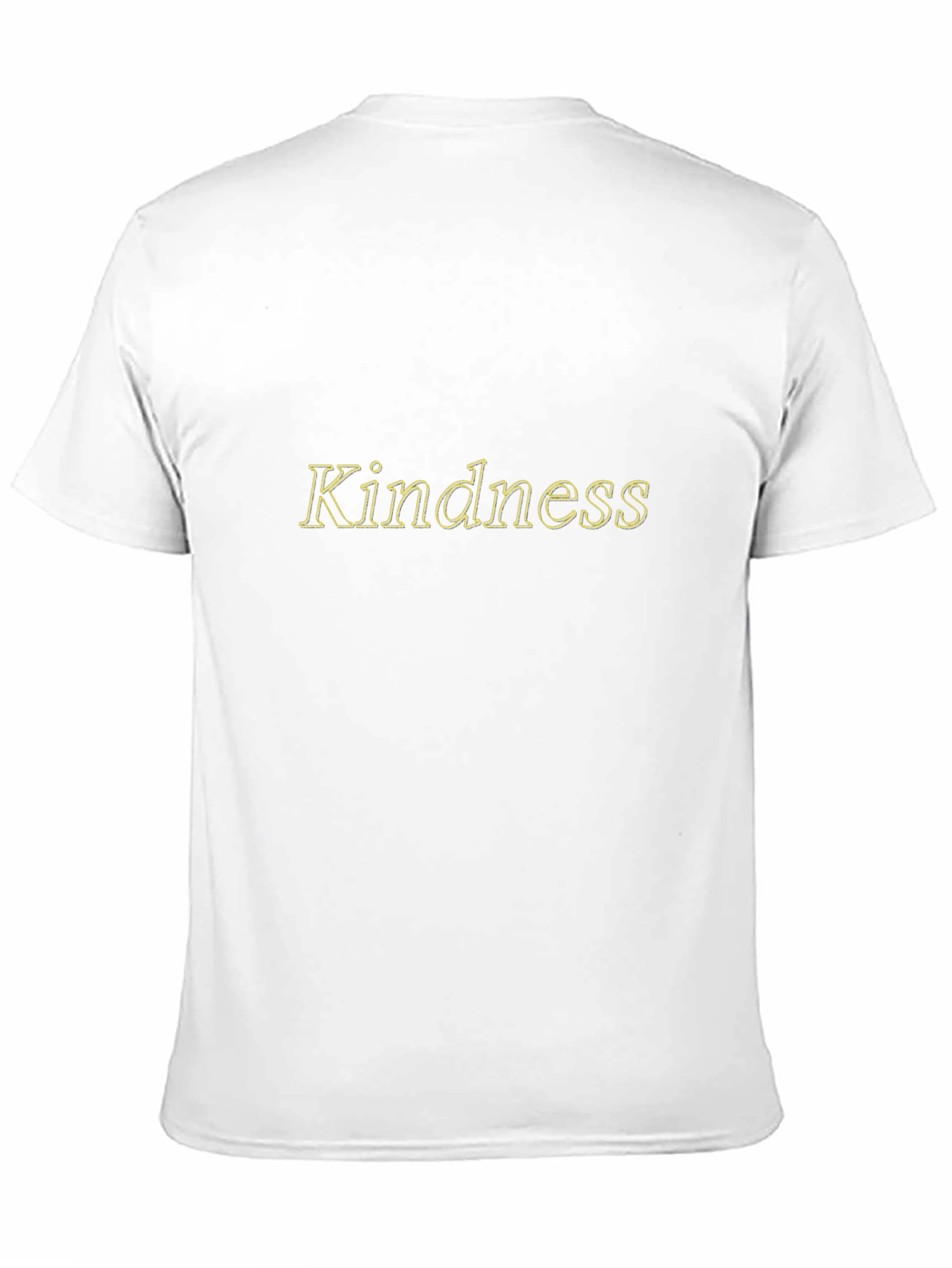 Kindness T-Shirt - Black Cotton Crew Neck