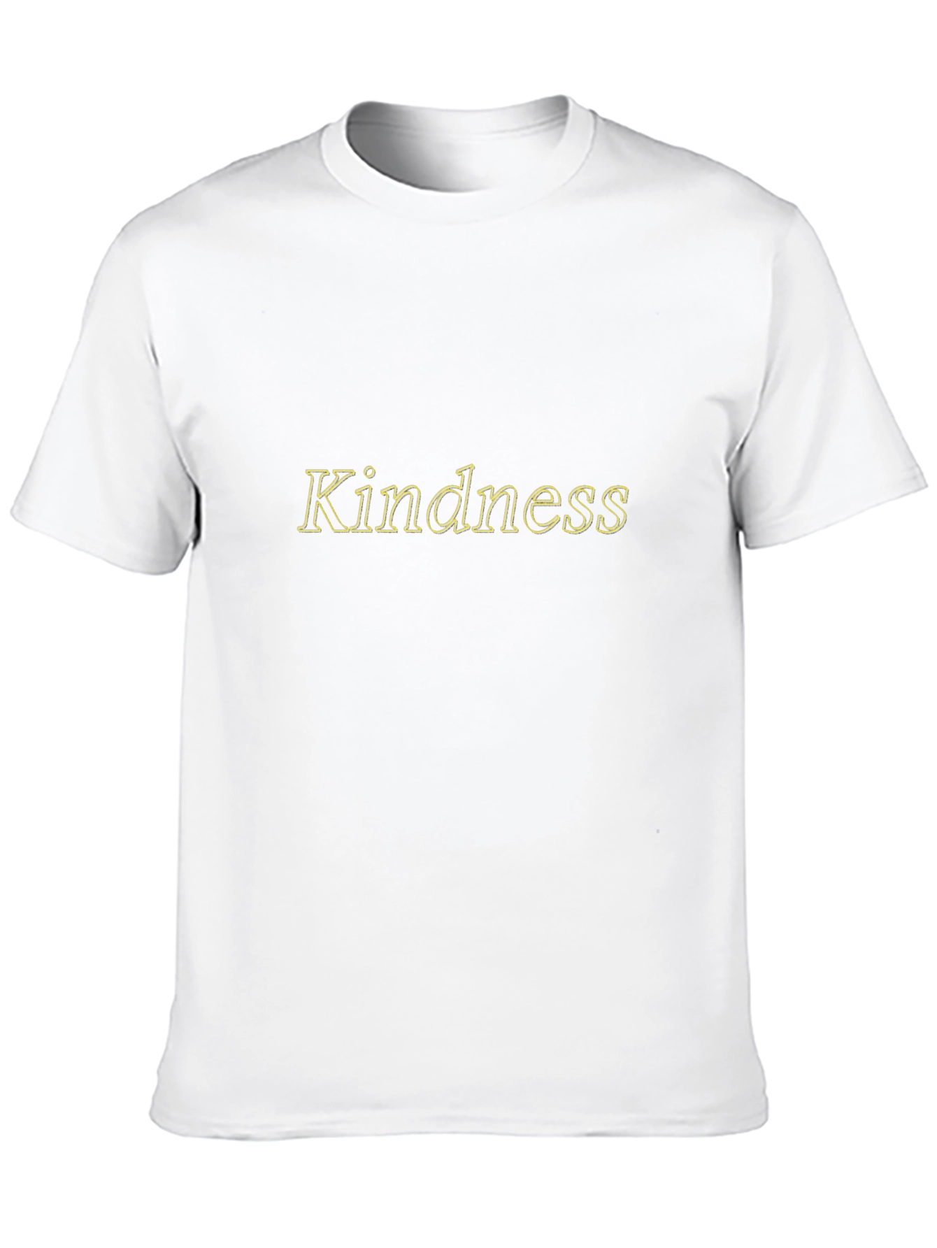 Kindness T-Shirt - Black Cotton Crew Neck