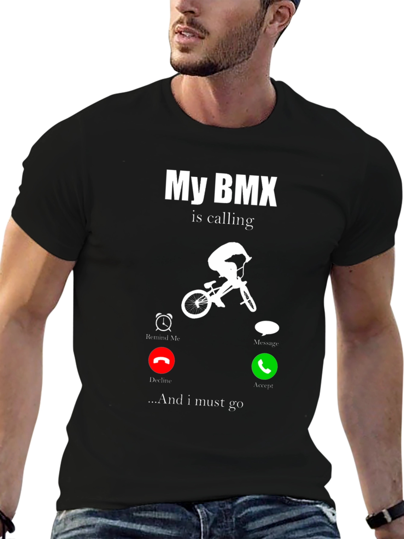 My BMX is Calling T-Shirt - Biker Gift