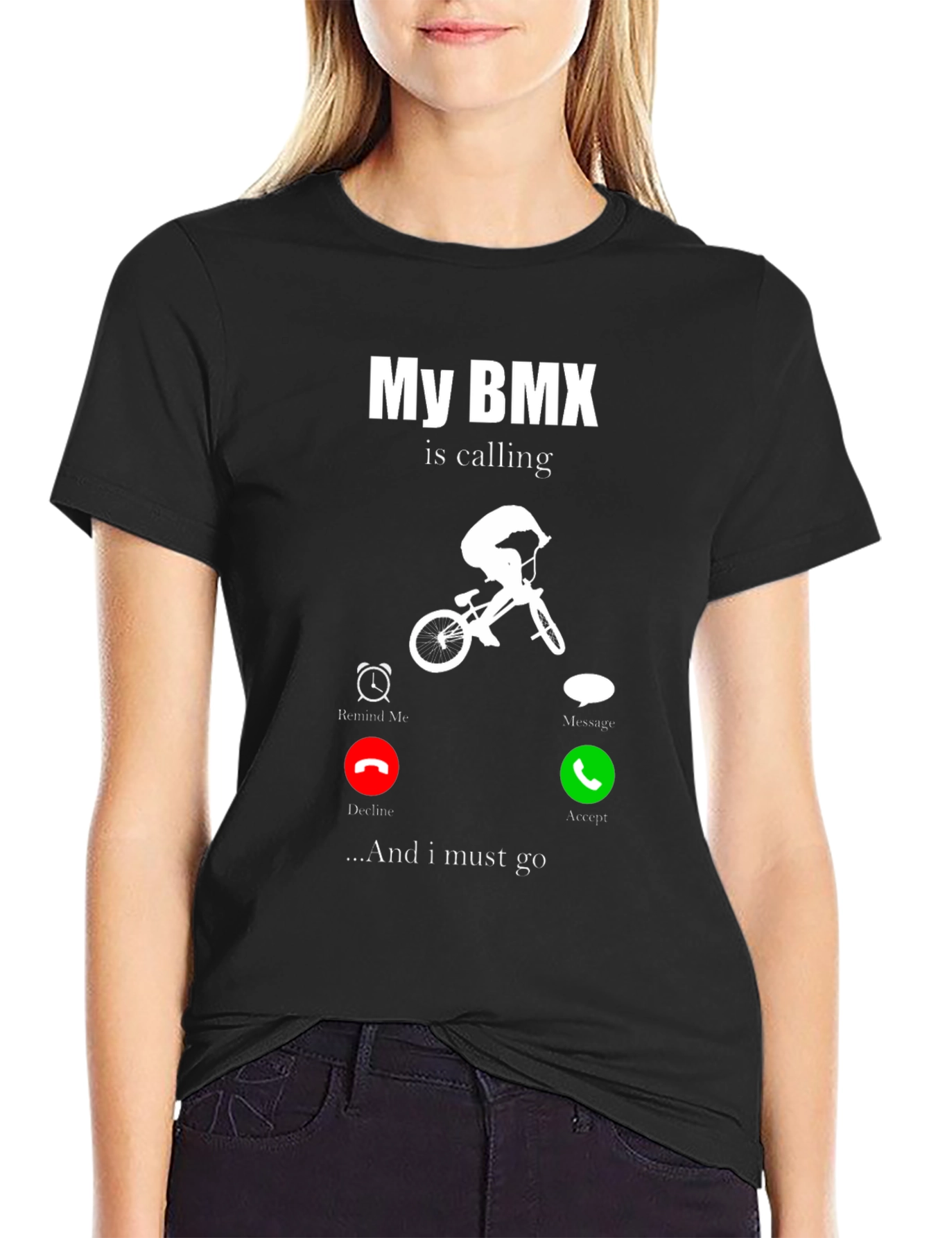My BMX is Calling T-Shirt - Biker Gift