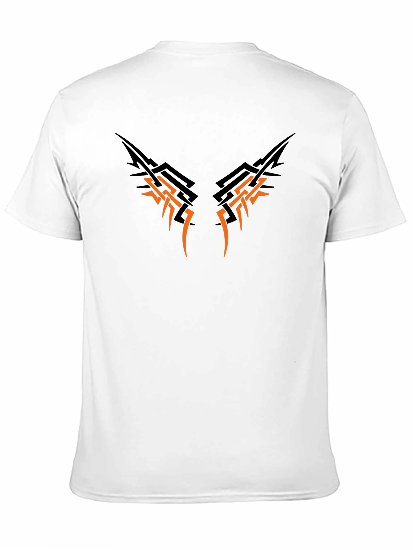 Edgy Tribal Graphic Black T-Shirt