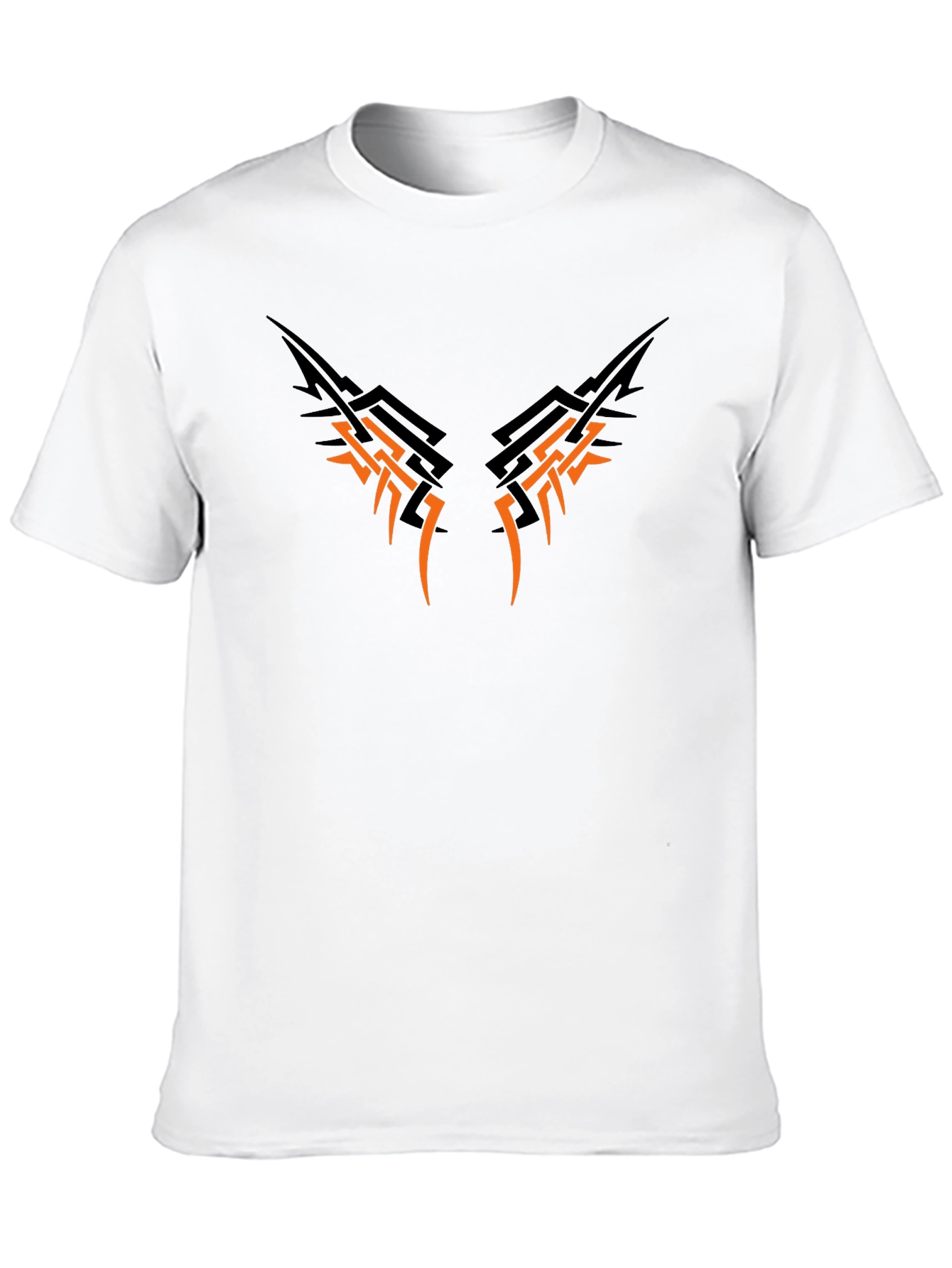 Edgy Tribal Graphic Black T-Shirt