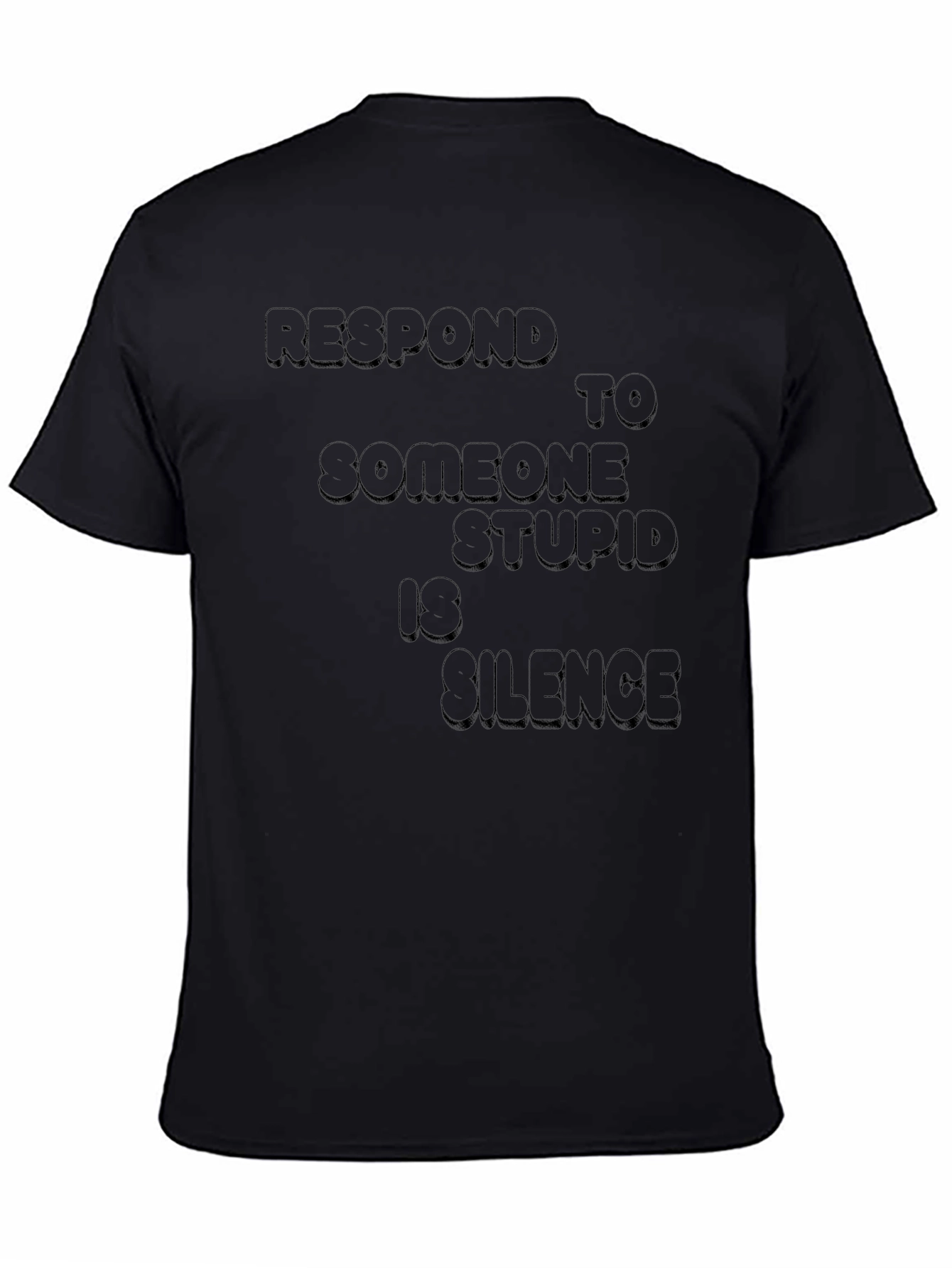 Respond Silence Black T-Shirt