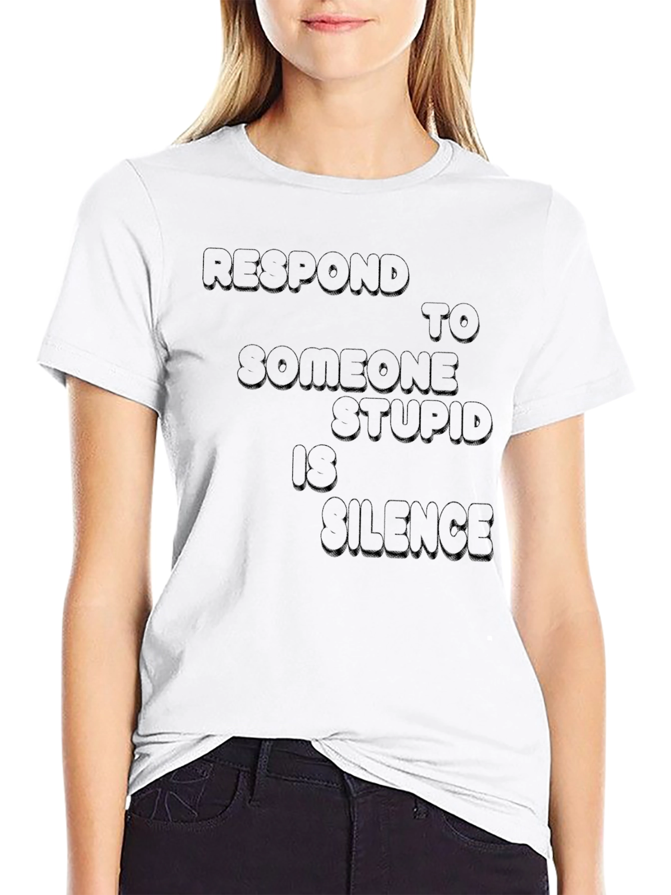 Respond Silence Black T-Shirt