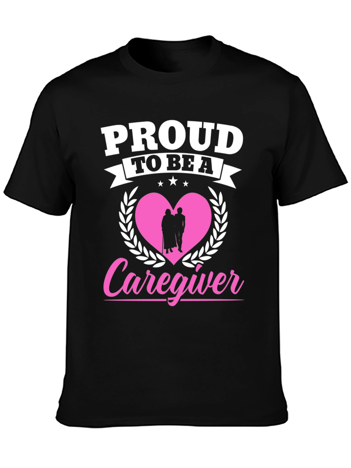 Proud Caregiver Graphic T-Shirt