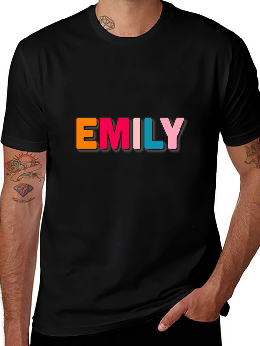 Emily Colorful Name T-Shirt