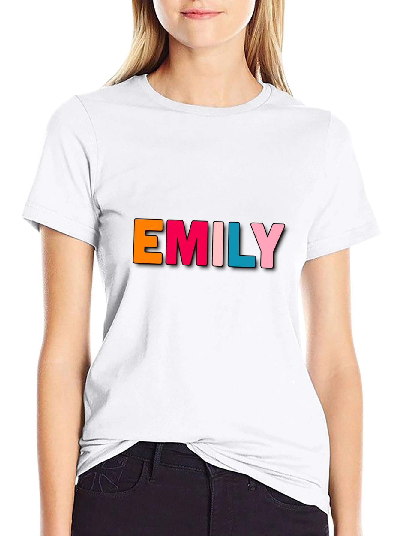 Emily Colorful Name T-Shirt