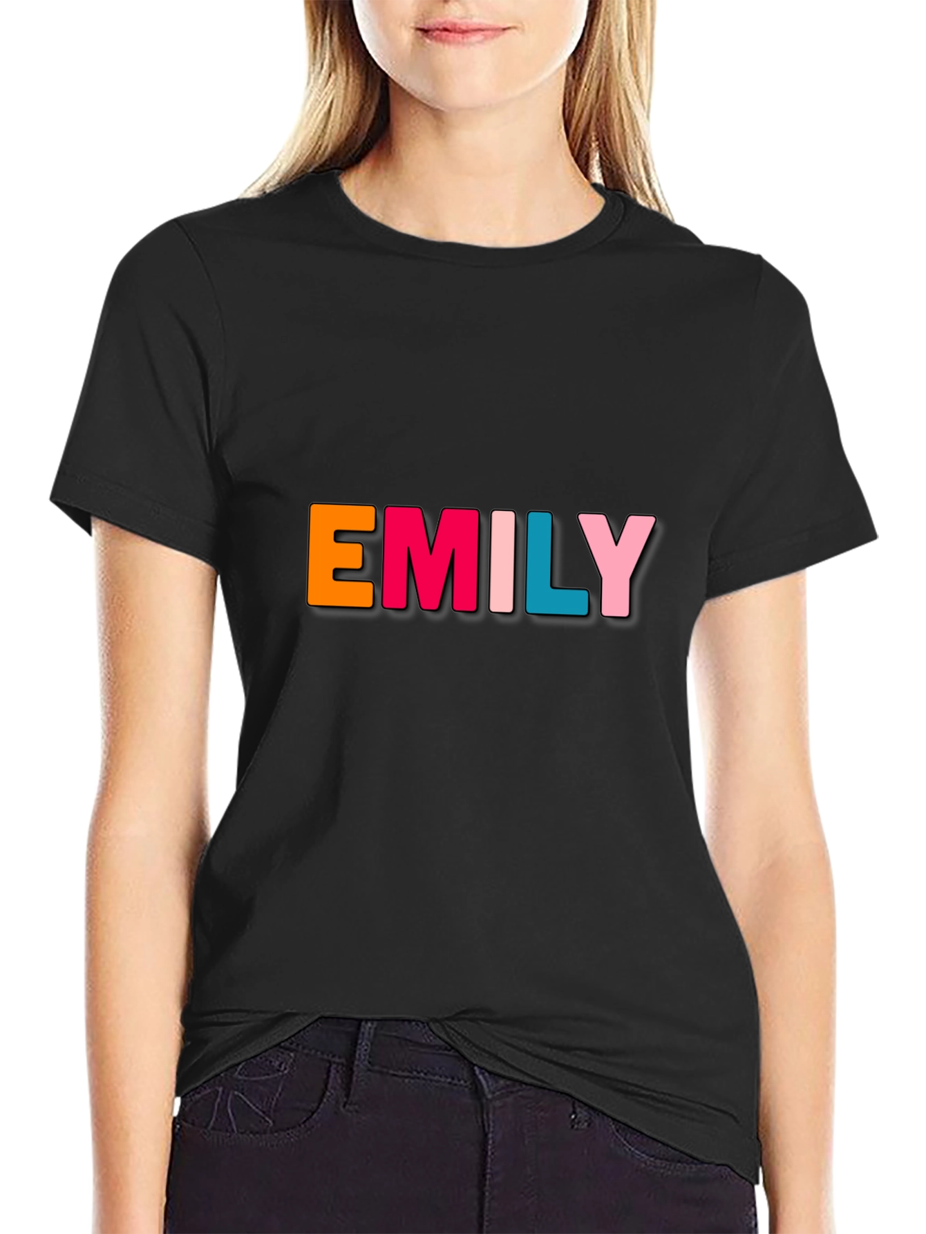 Emily Colorful Name T-Shirt