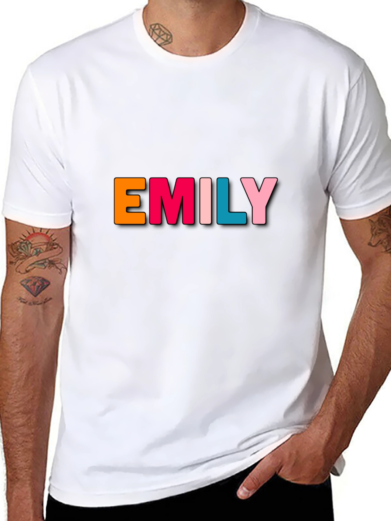 Emily Colorful Name T-Shirt