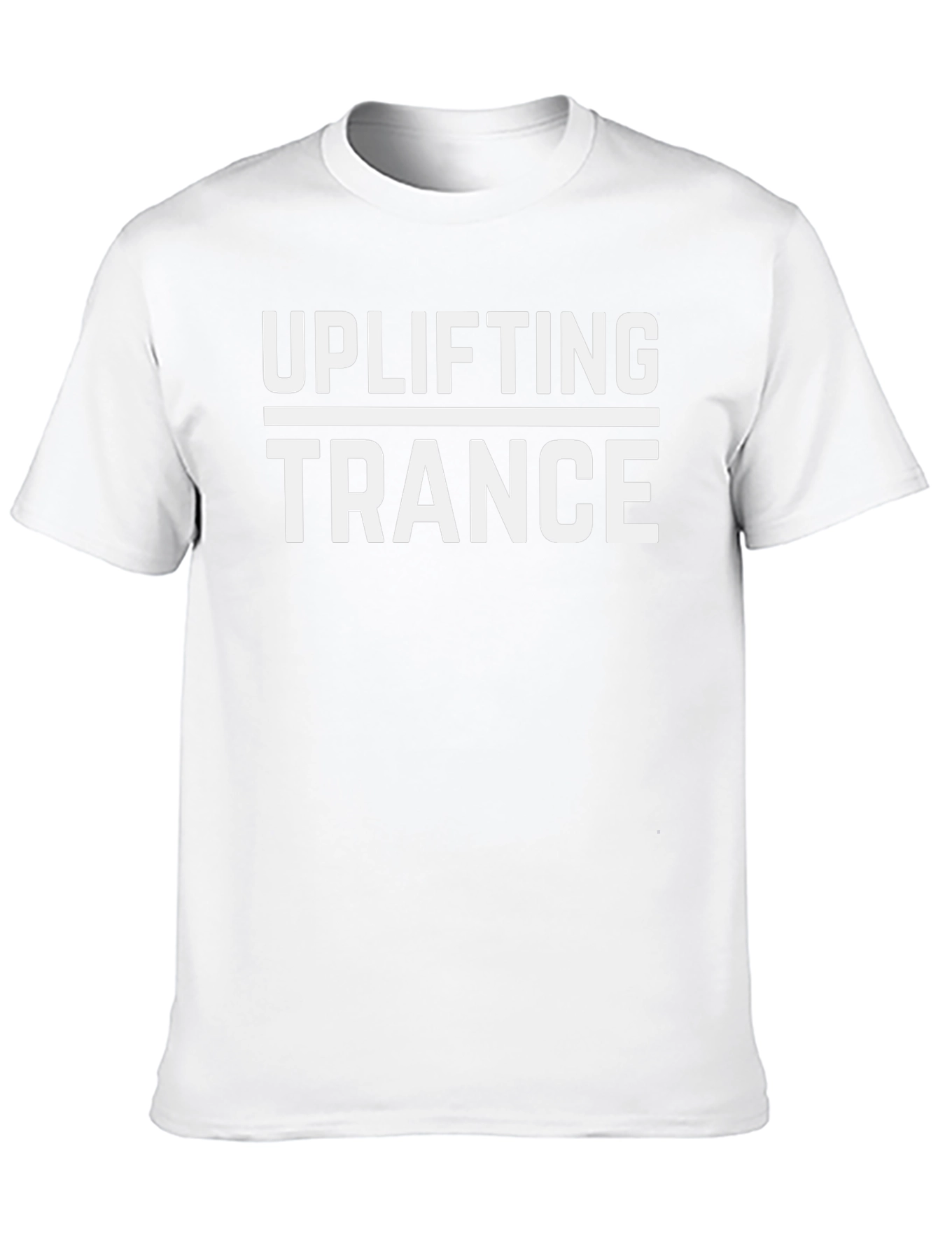 Uplifting Trance Graphic Tee - Black Cotton T-Shirt