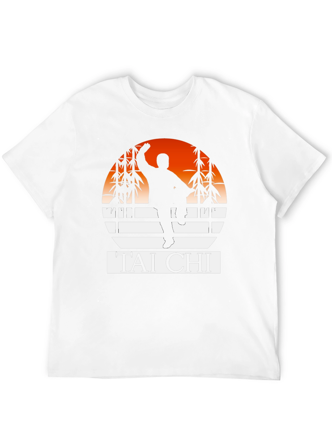 Tai Chi Sunset Graphic T-Shirt - Martial Arts Tee