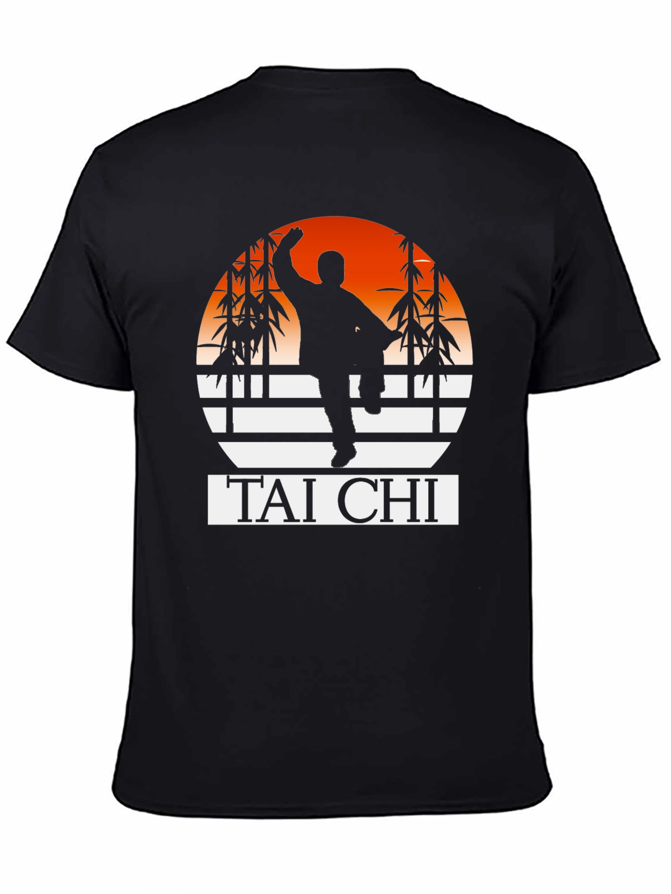 Tai Chi Sunset Graphic T-Shirt - Martial Arts Tee