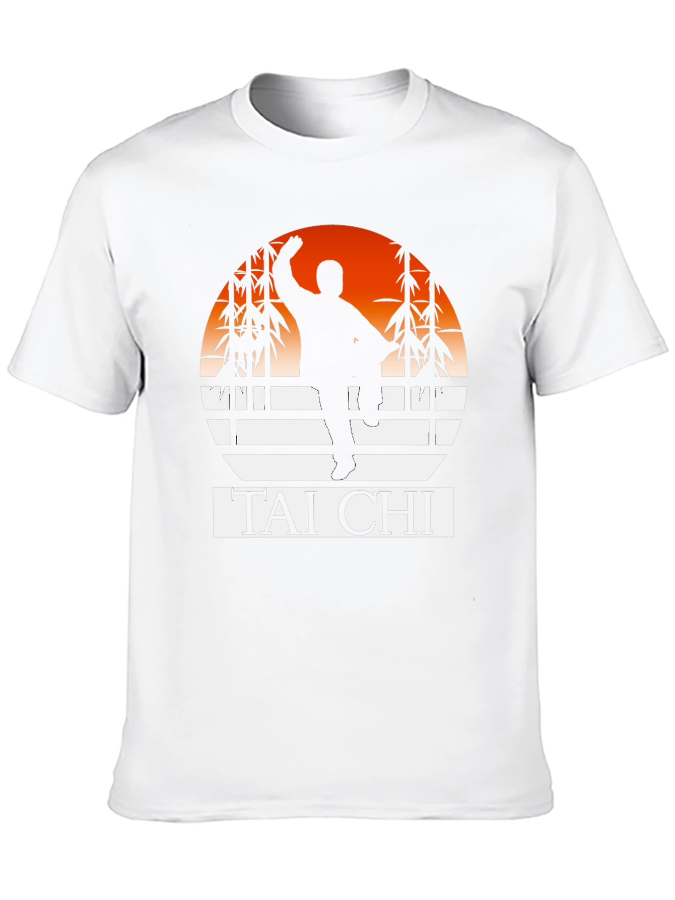 Tai Chi Sunset Graphic T-Shirt - Martial Arts Tee