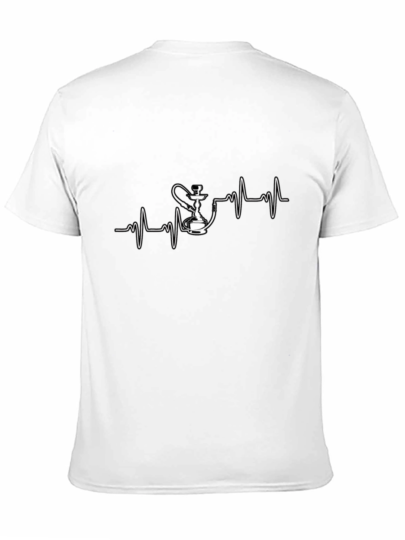 Hookah Heartbeat T-Shirt - Smokers Pulse