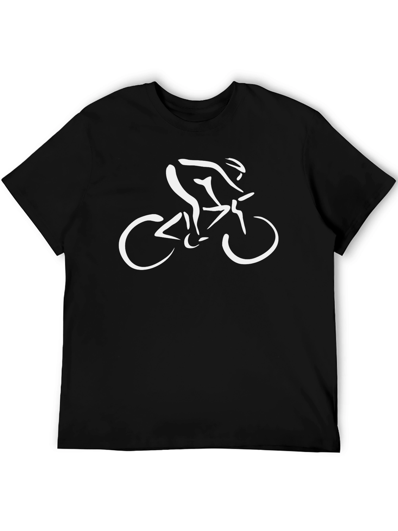 Cycling Graphic Tee - Minimalist Bike Shirt