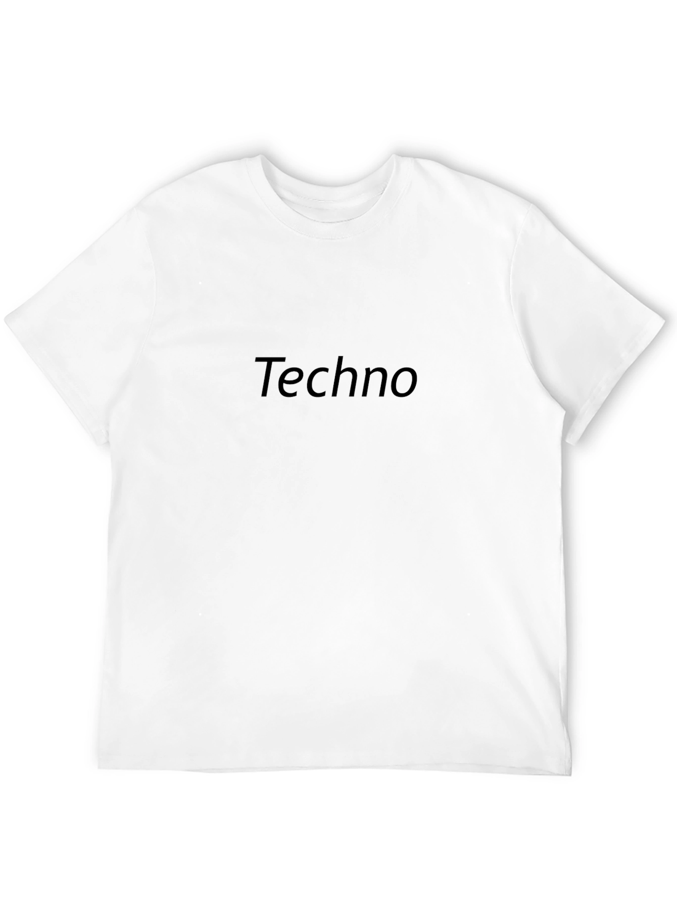 Black Techno Graphic Tee - Stylish & Comfortable