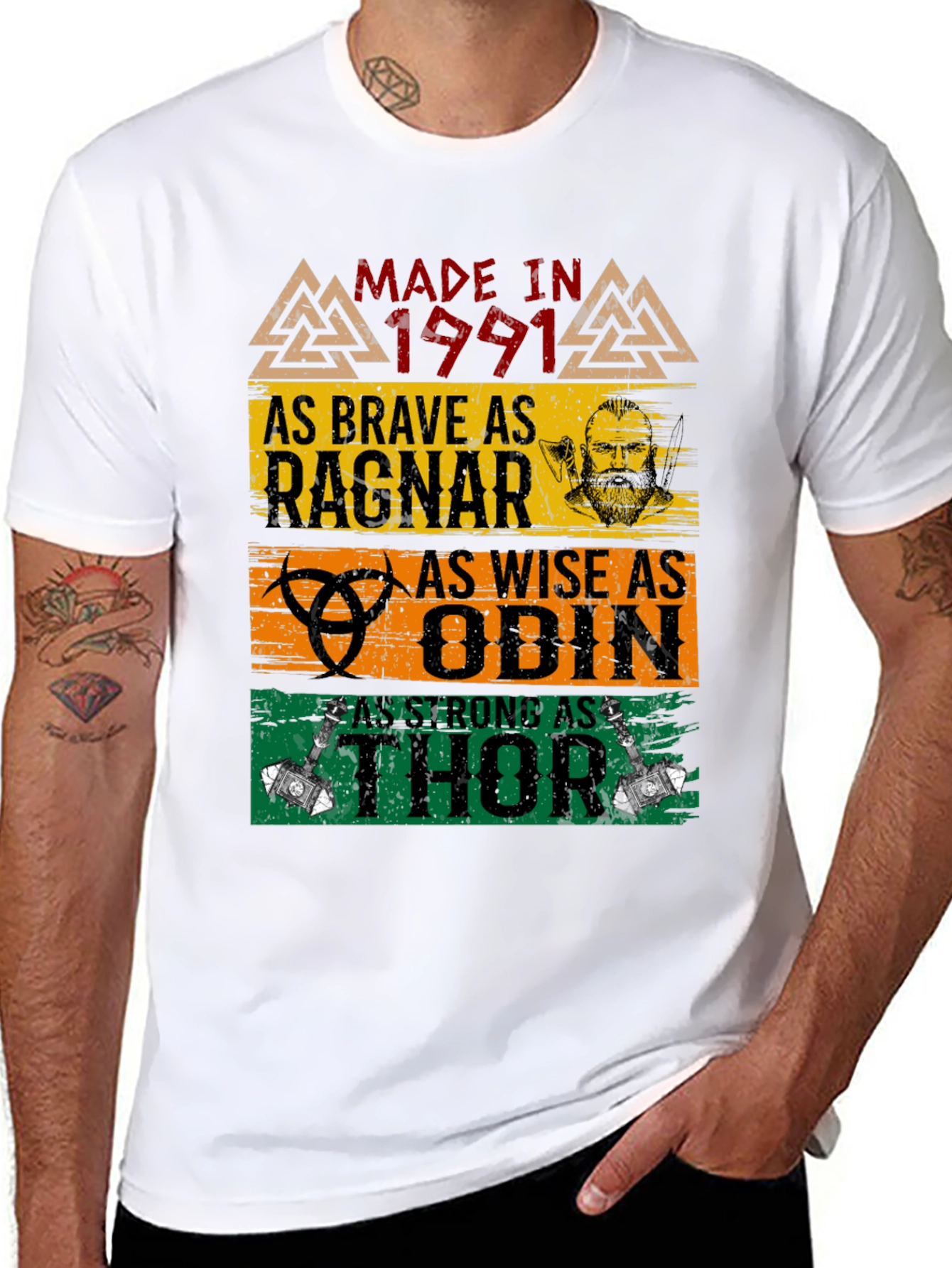 Made in 1991 Viking T-Shirt