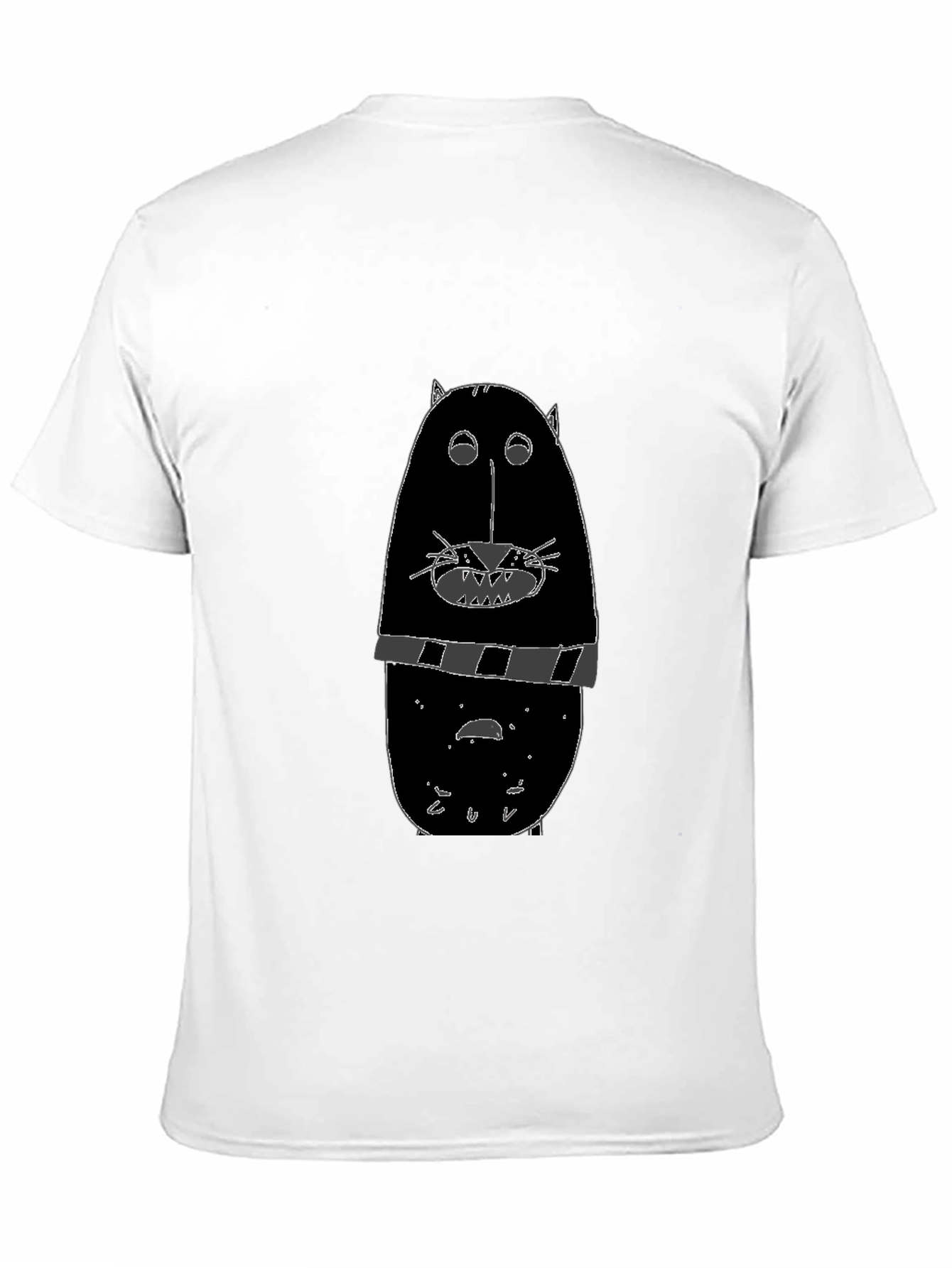 Funny Black Cat Graphic Tee