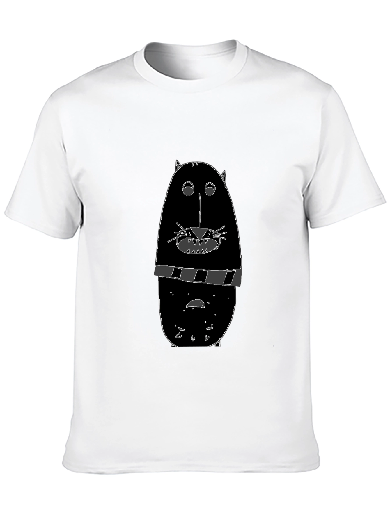 Funny Black Cat Graphic Tee