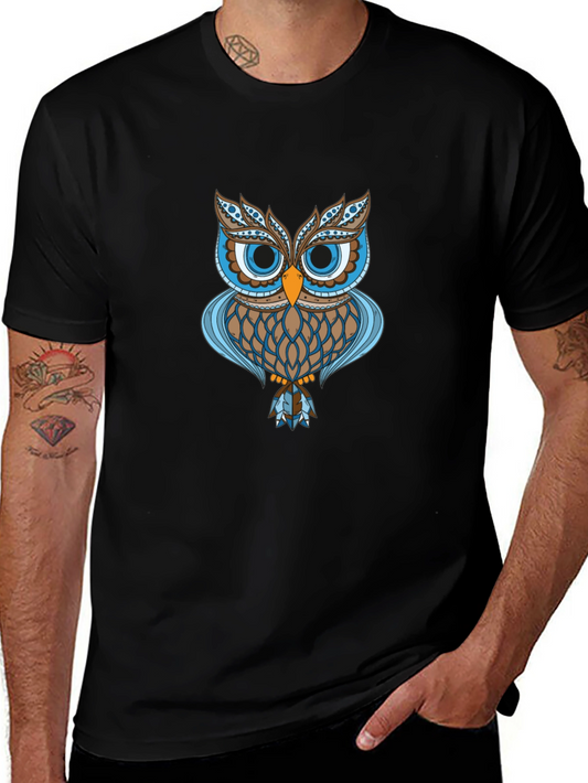 Owl Graphic Tee - Stylish Bird Design T-Shirt