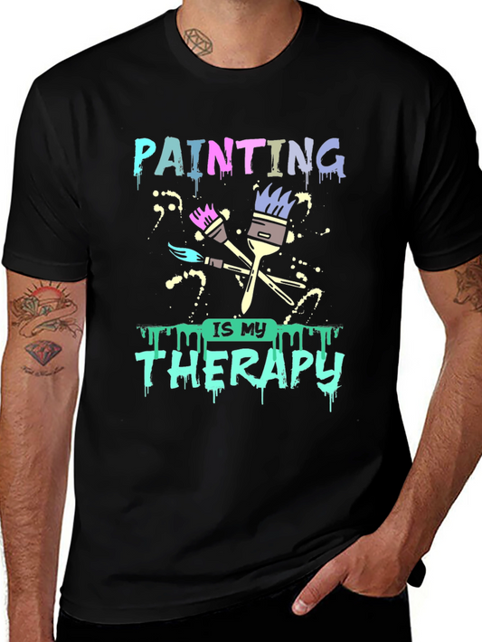 Painting is My Therapy Graphic Tee