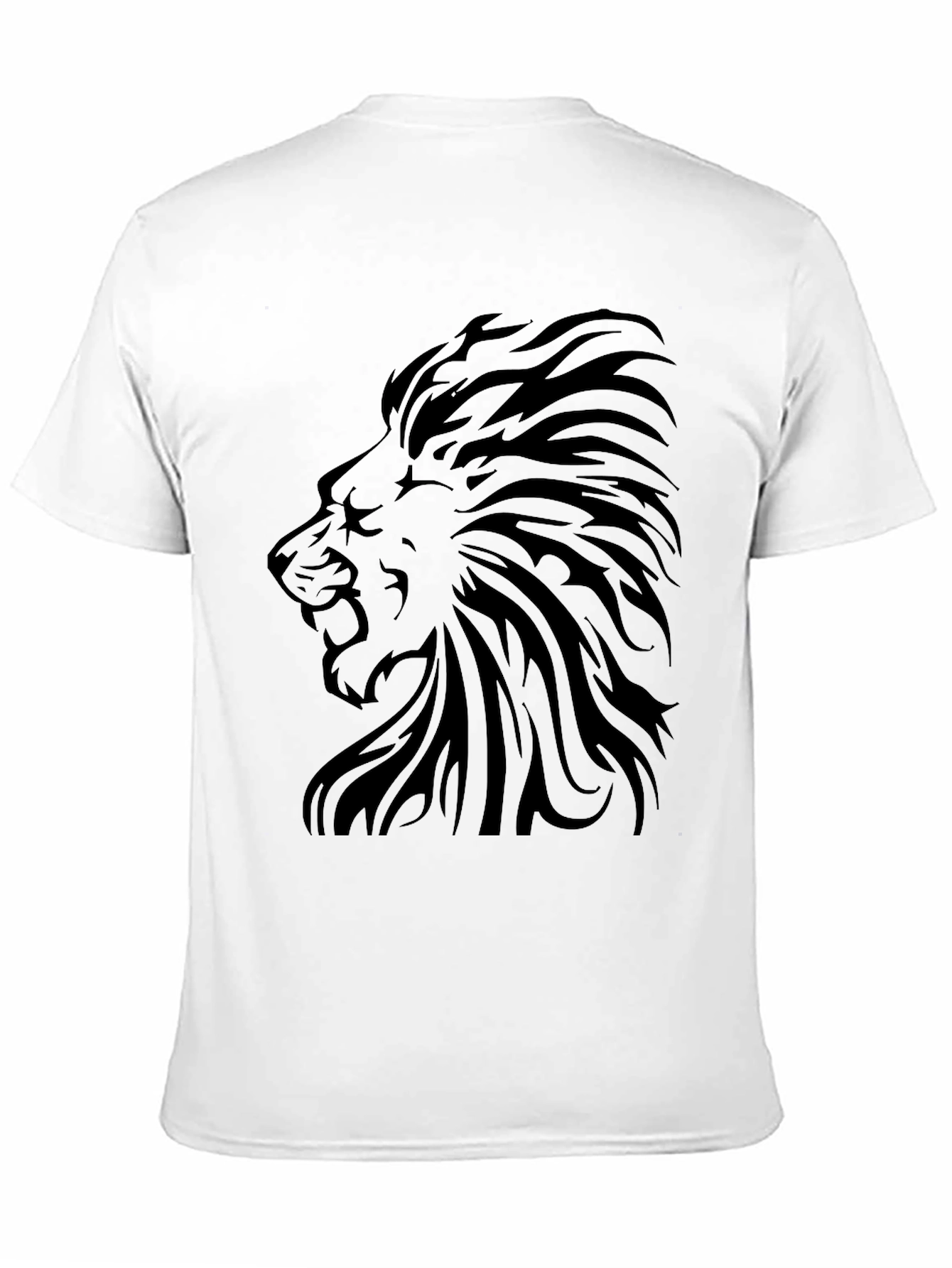 Lion Graphic Tee - Stylish Black T-Shirt