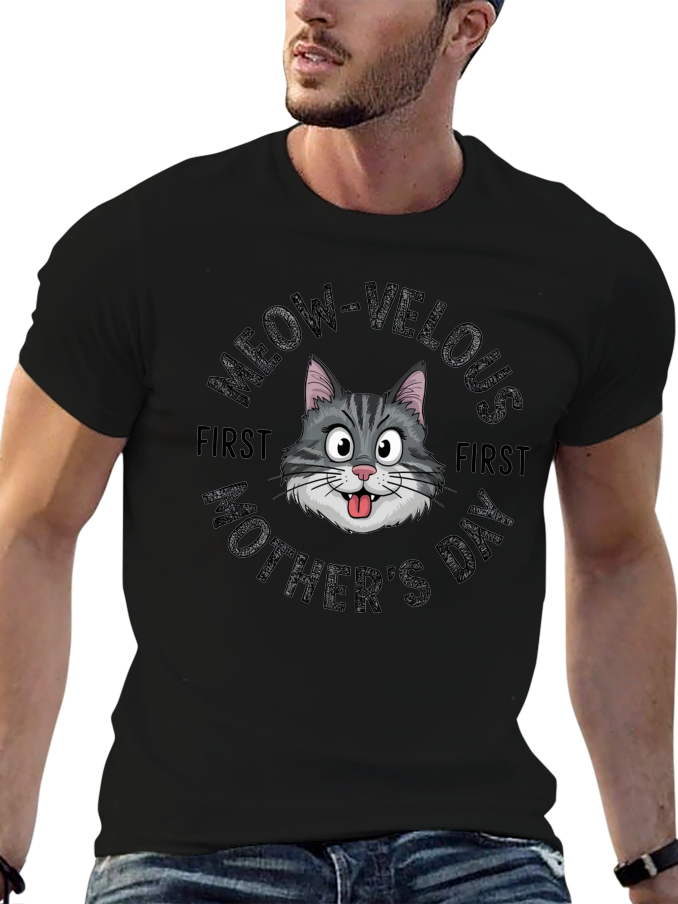 Meow-velous First Mothers Day T-Shirt