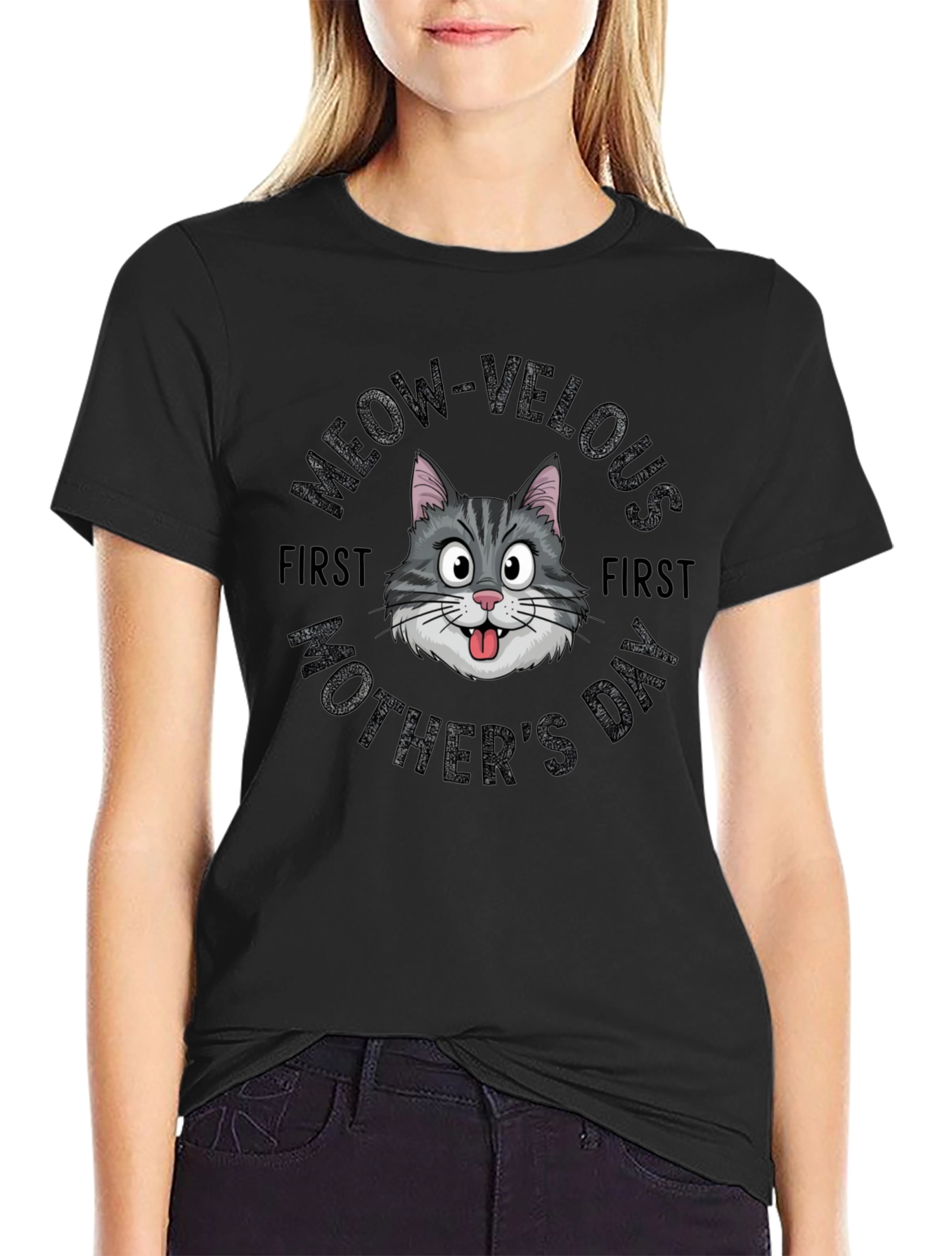 Meow-velous First Mothers Day T-Shirt