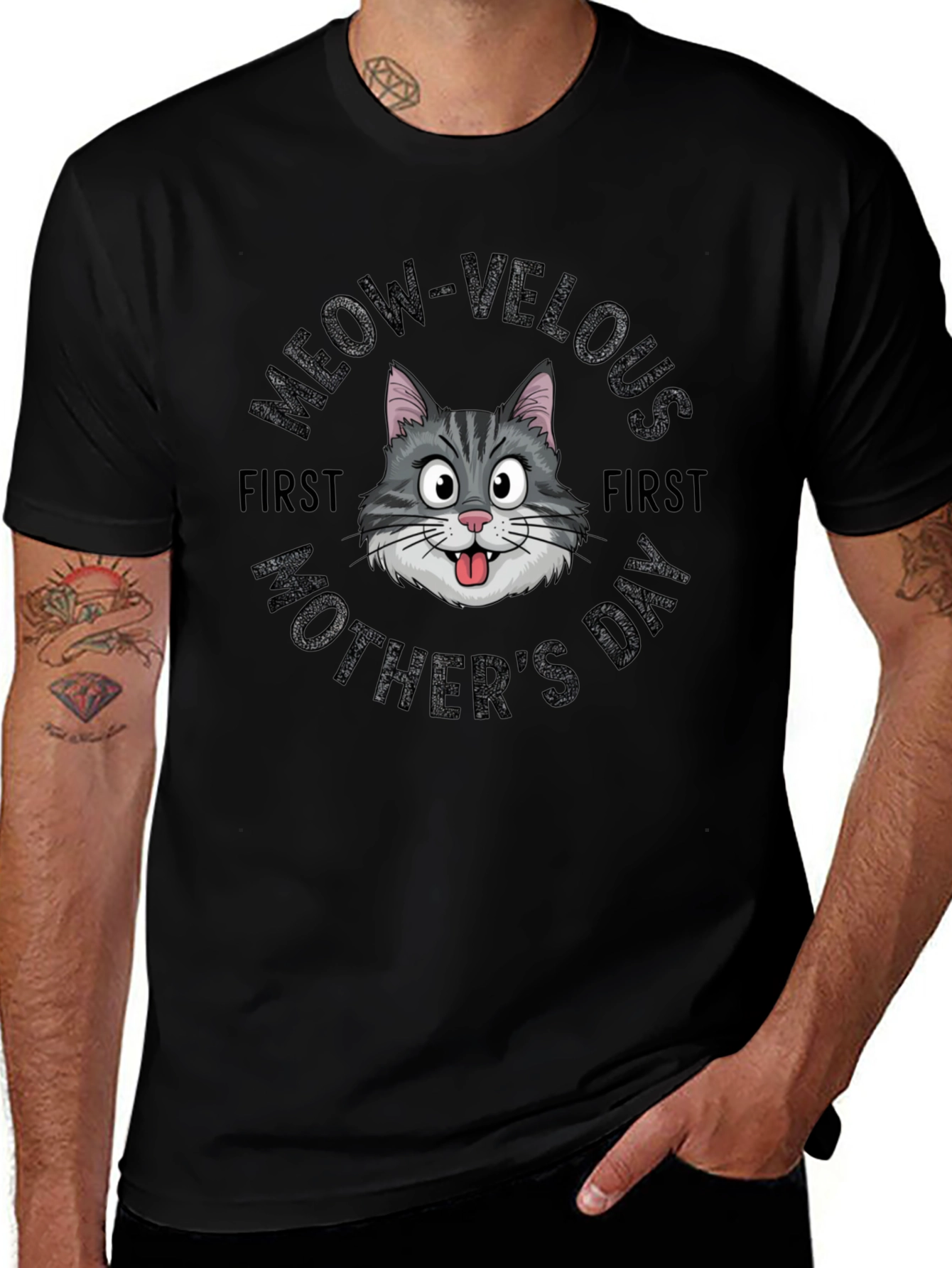 Meow-velous First Mothers Day T-Shirt