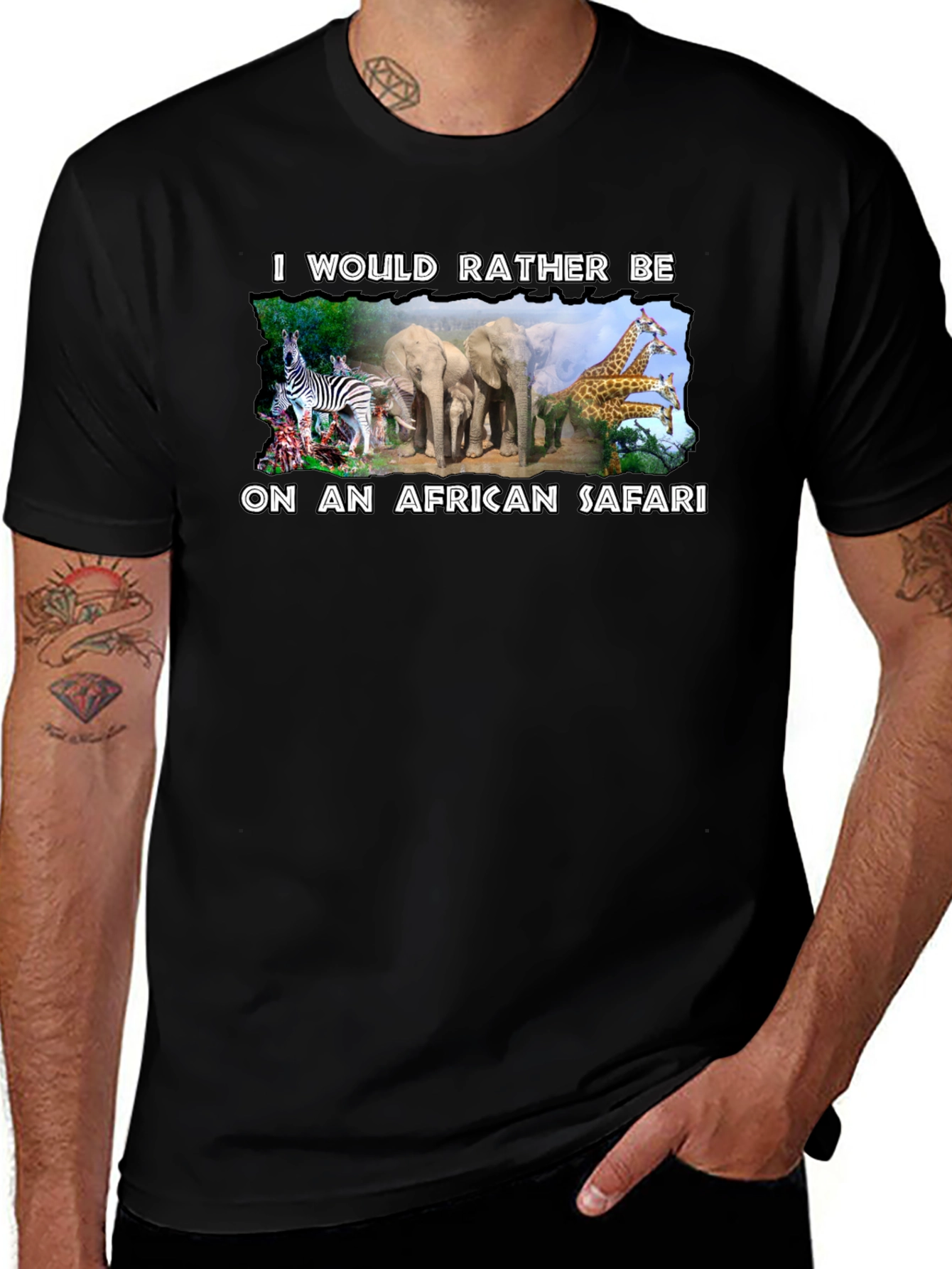 African Safari Graphic T-Shirt