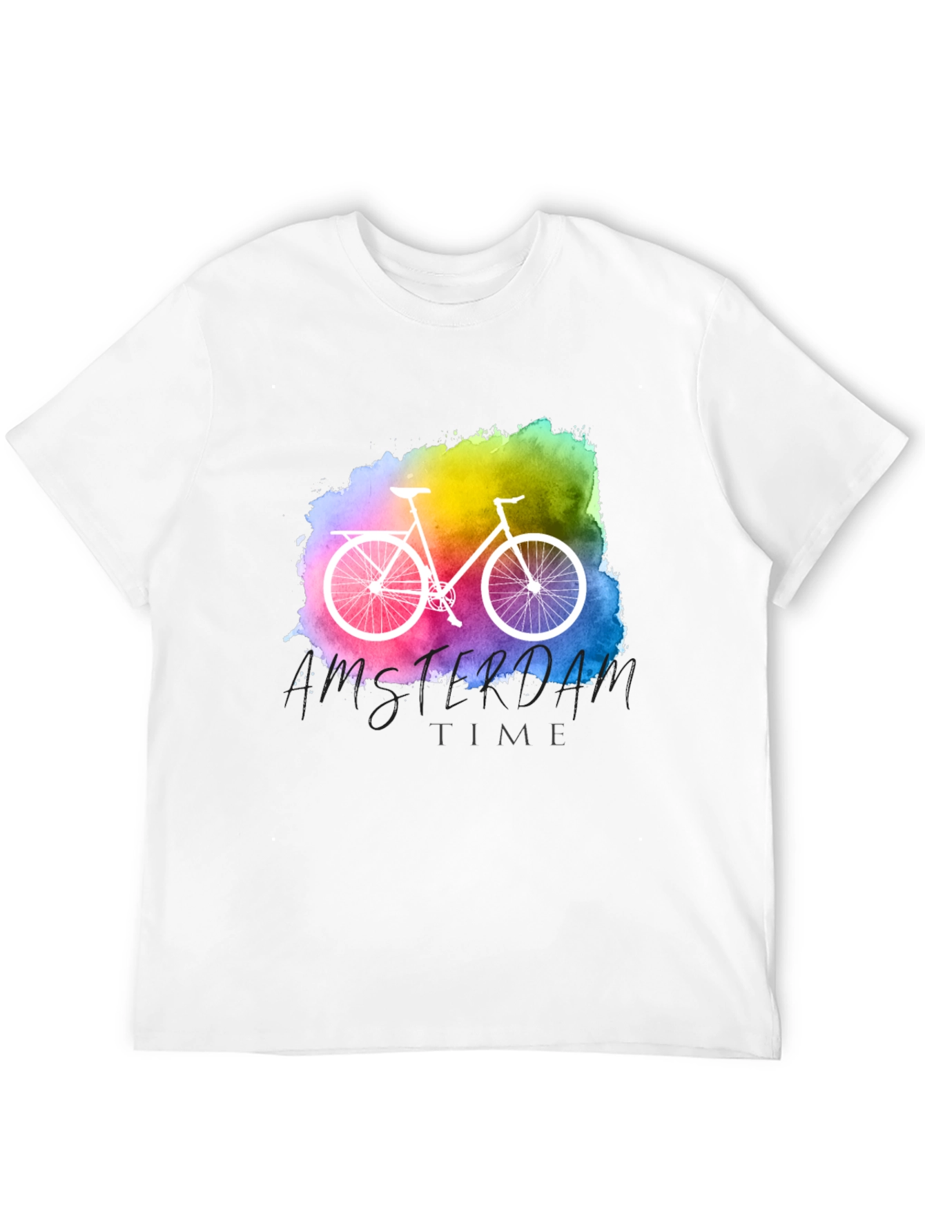 Amsterdam Time Bicycle Graphic Tee