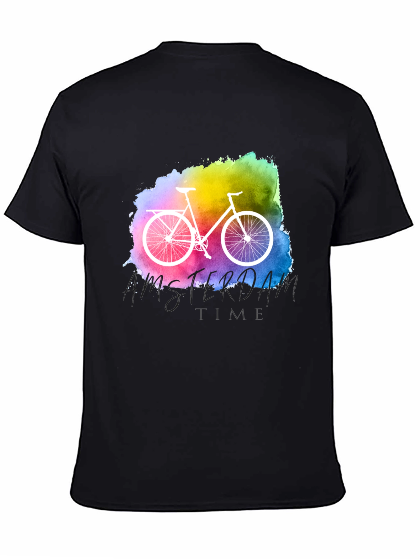 Amsterdam Time Bicycle Graphic Tee