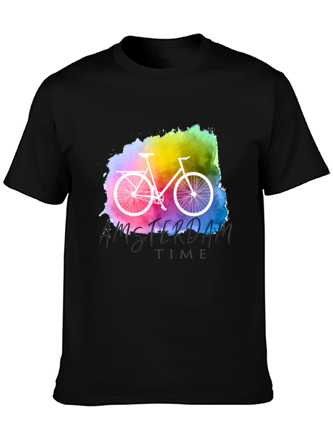 Amsterdam Time Bicycle Graphic Tee