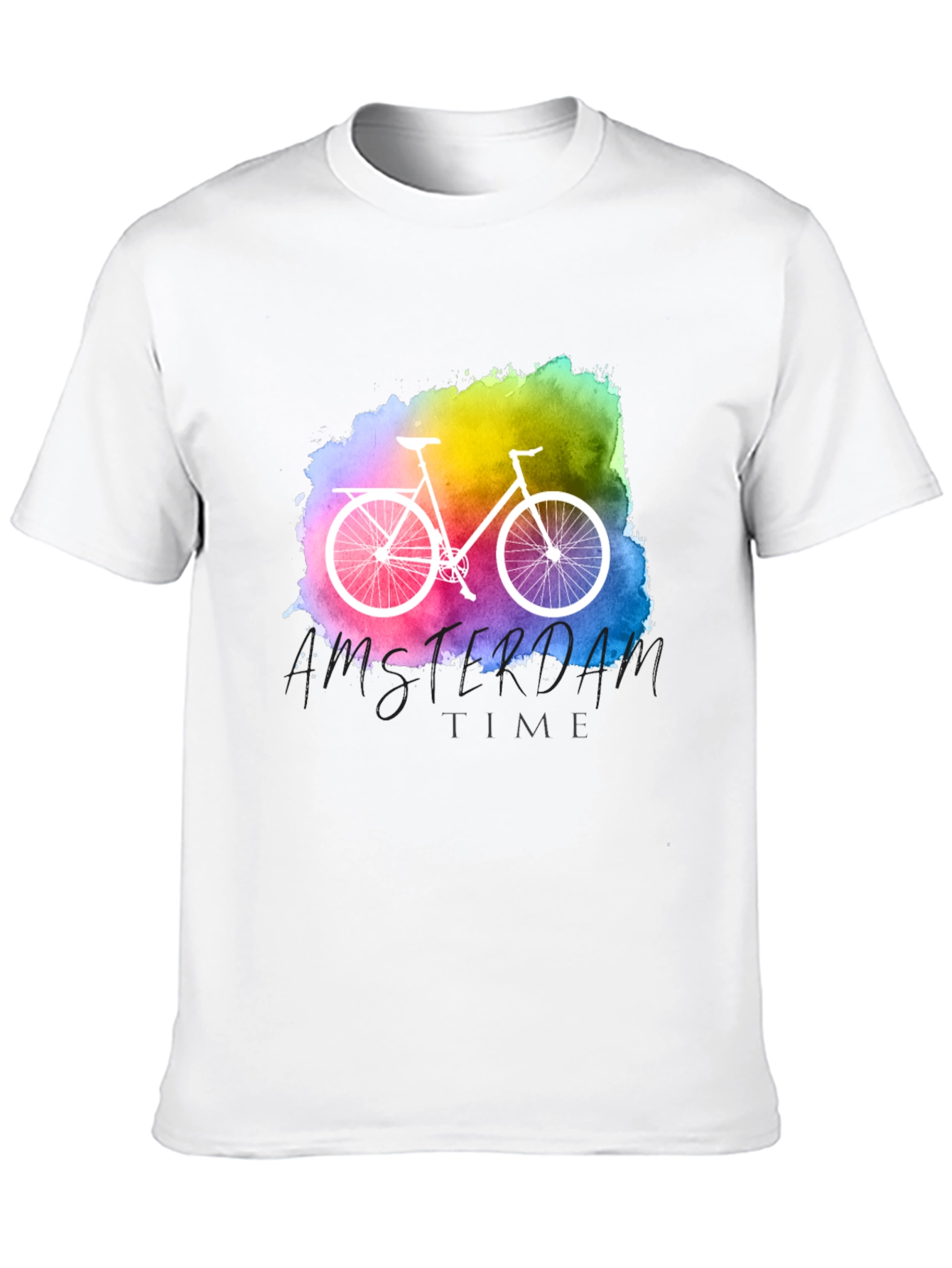 Amsterdam Time Bicycle Graphic Tee