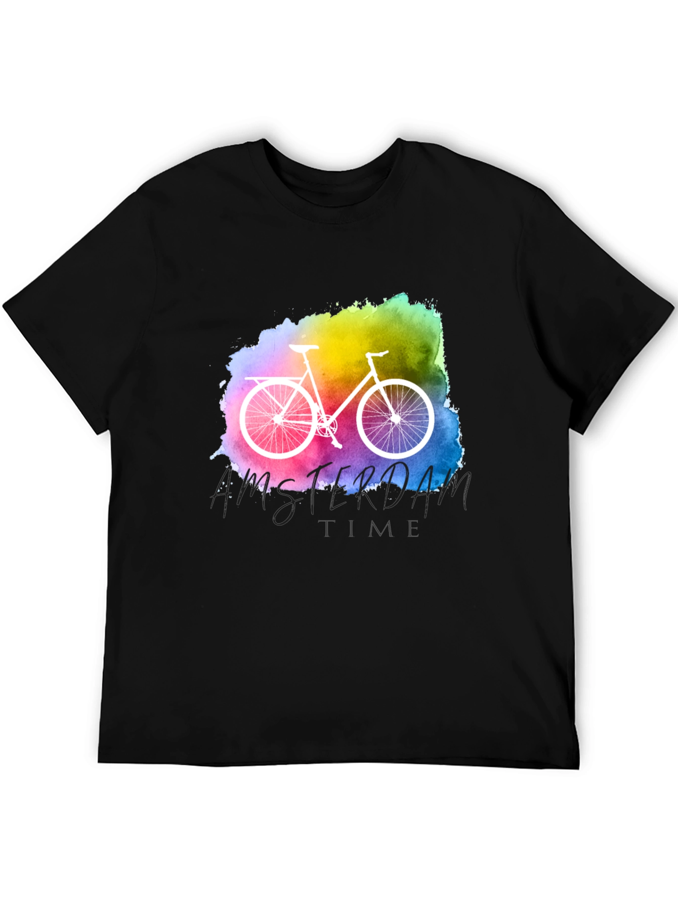 Amsterdam Time Bicycle Graphic Tee