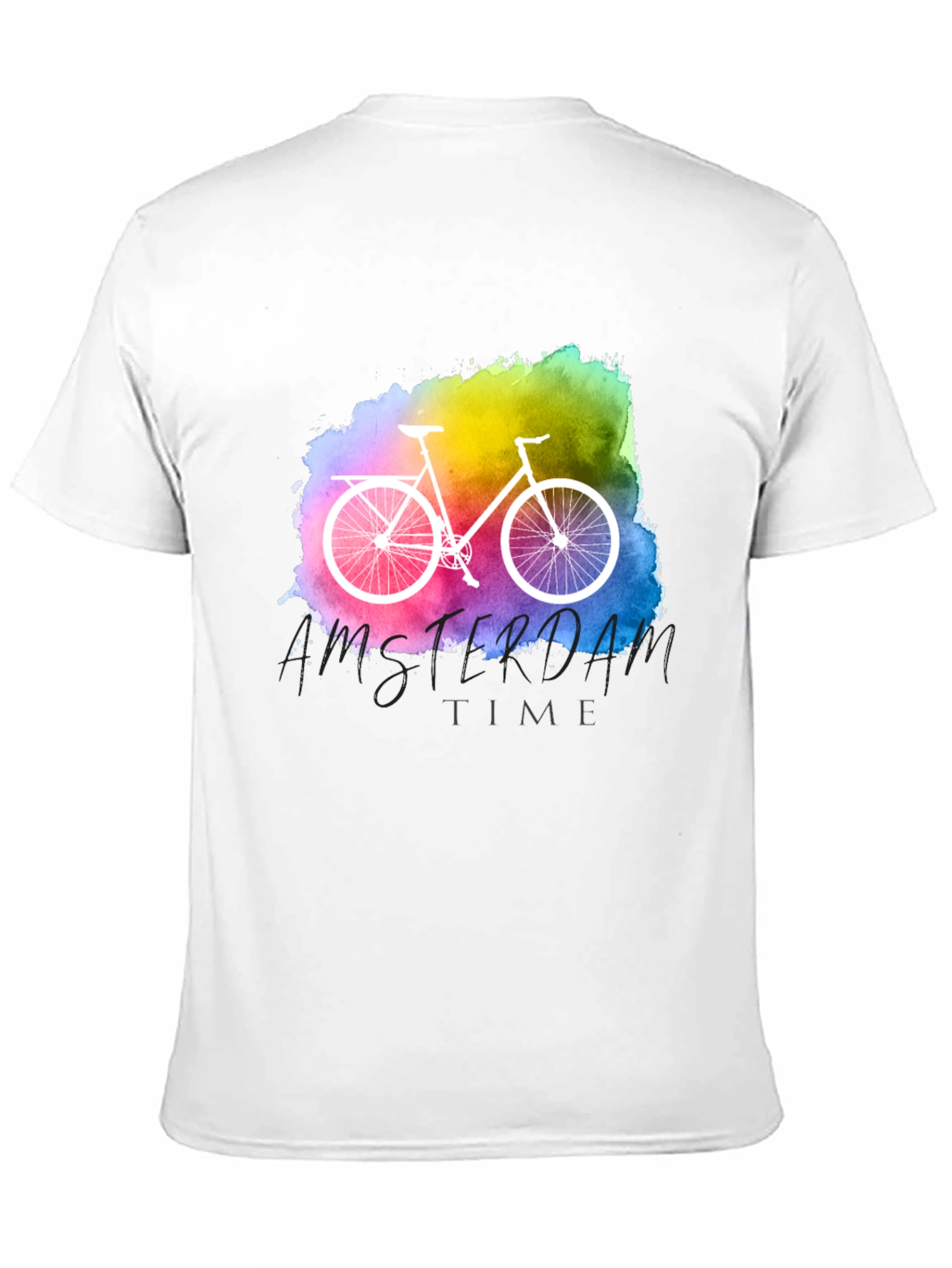 Amsterdam Time Bicycle Graphic Tee