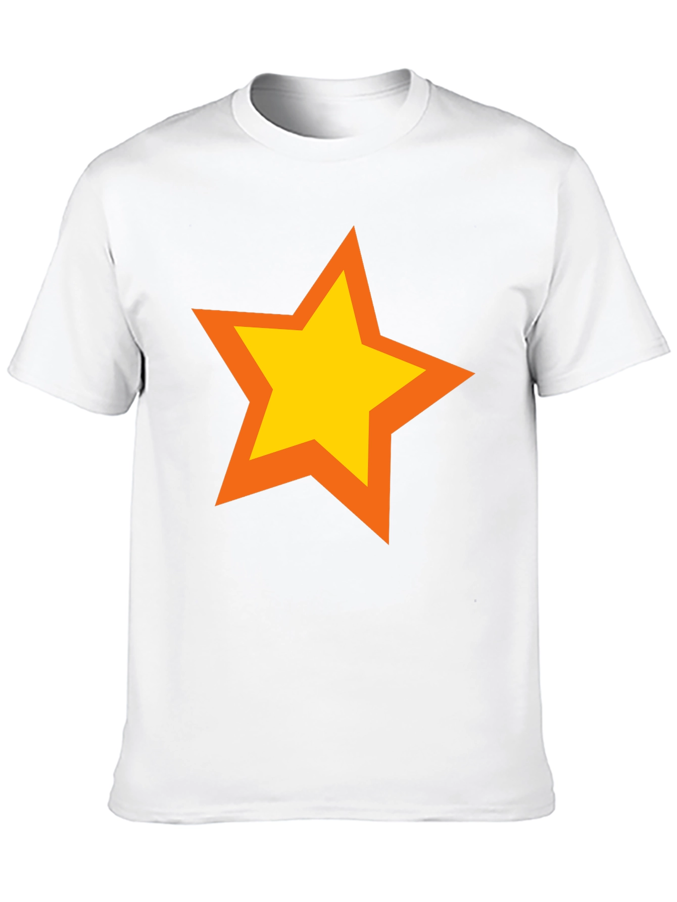 Bold Star Graphic Tee - Black Casual Shirt