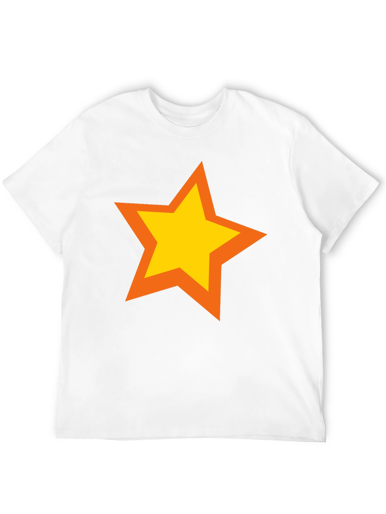 Bold Star Graphic Tee - Black Casual Shirt